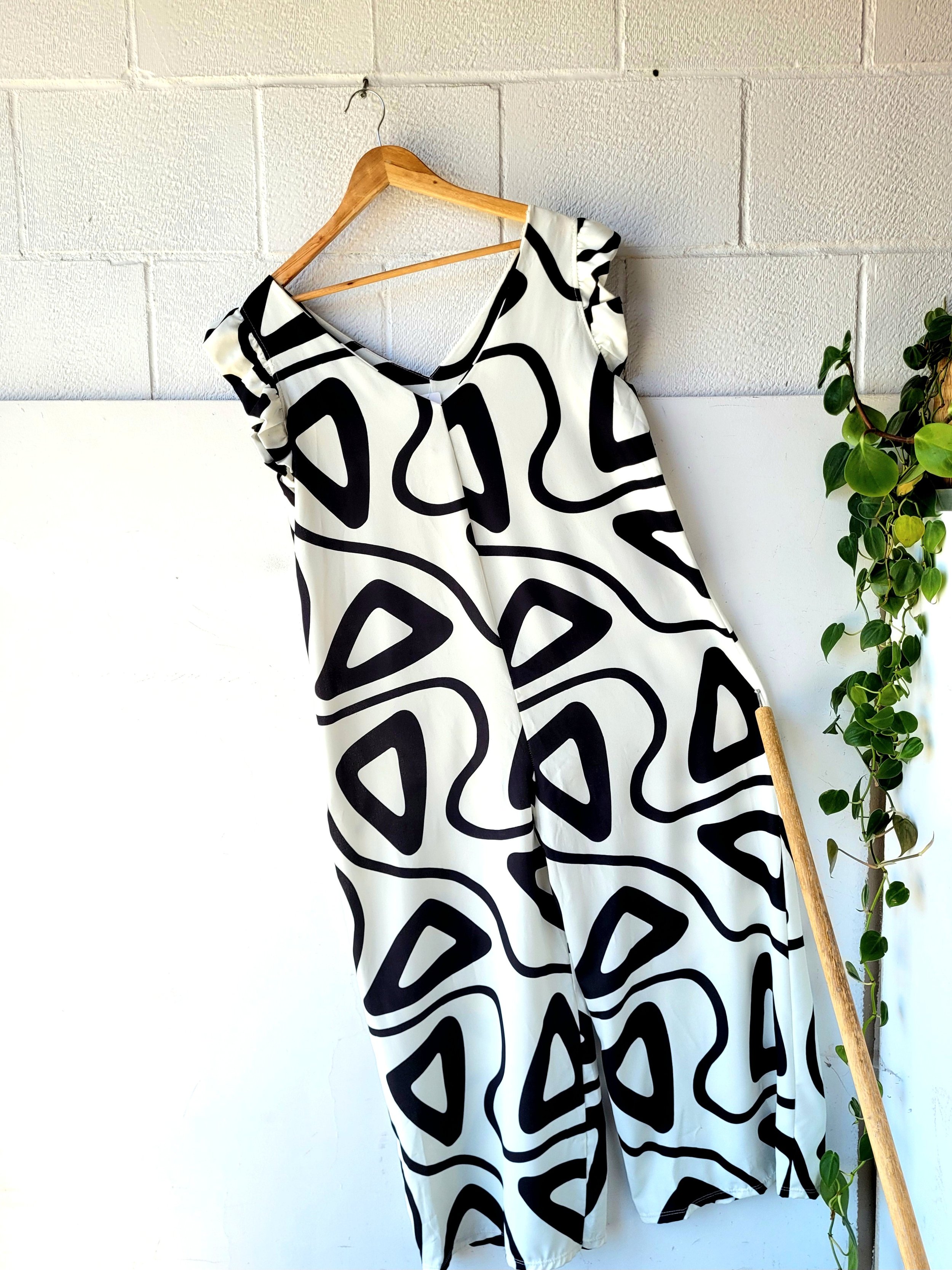 Geometric Jumpsuit, Size M/L