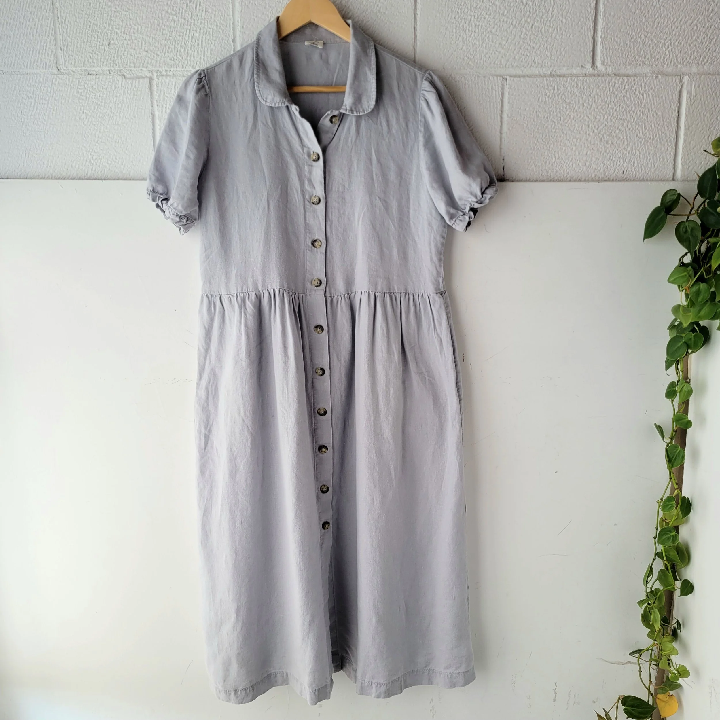 Wilfred Linen Dress, Size M