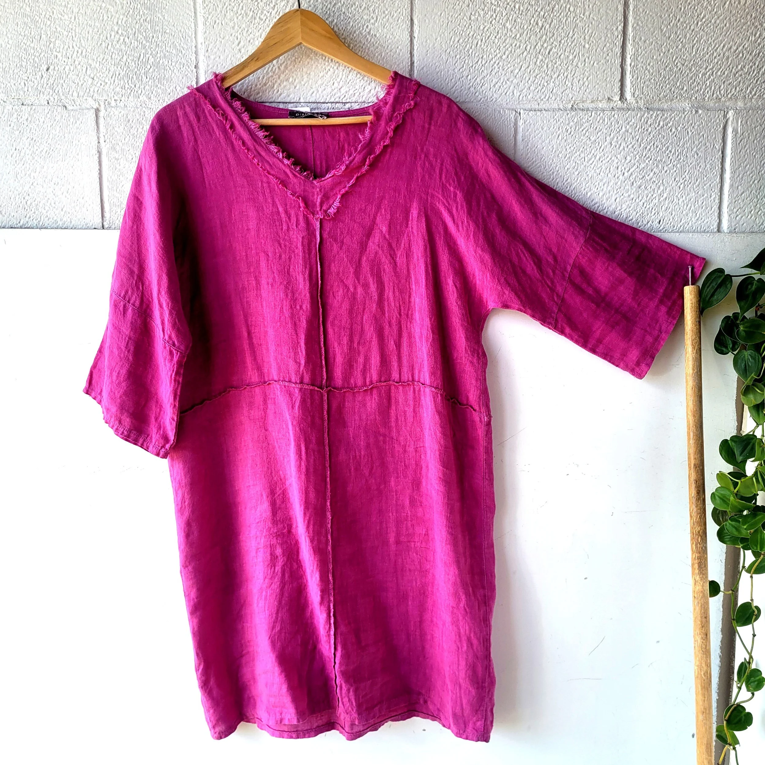 Linen Dress, Size M/L