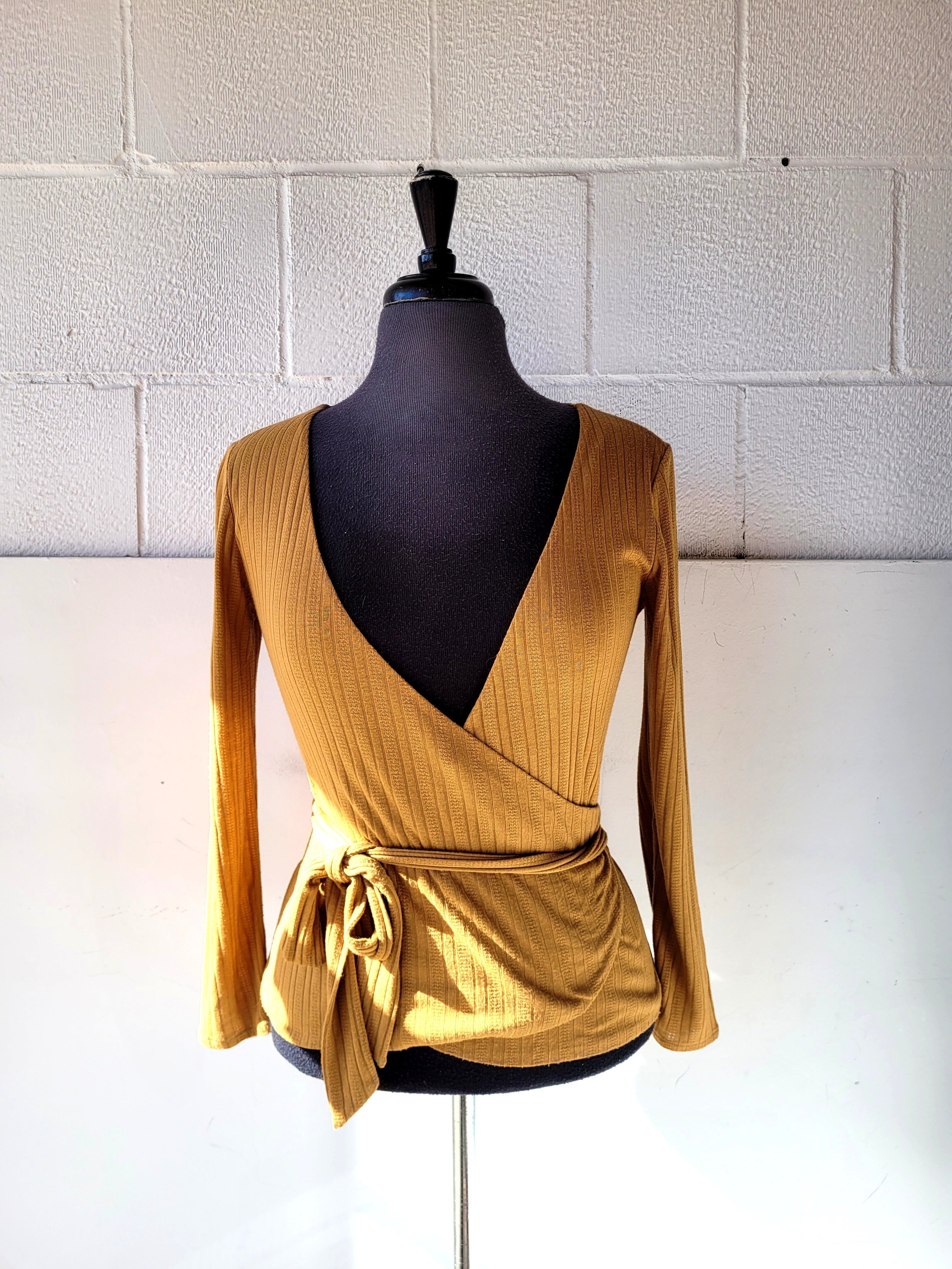 Sezane Wrap Top, Size S