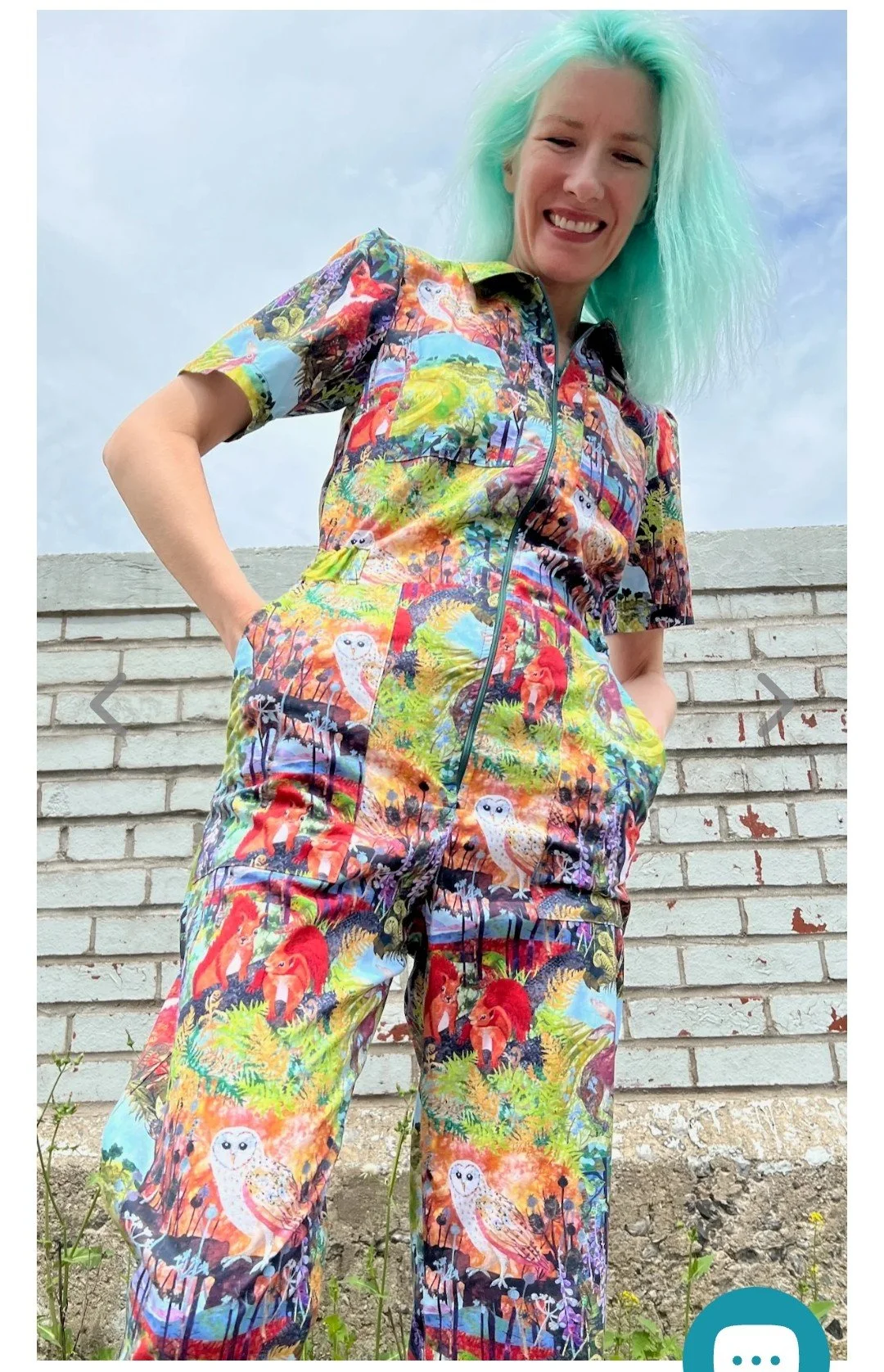 Twillick Jumpsuit from Birds of N.A., Size XS-3XL