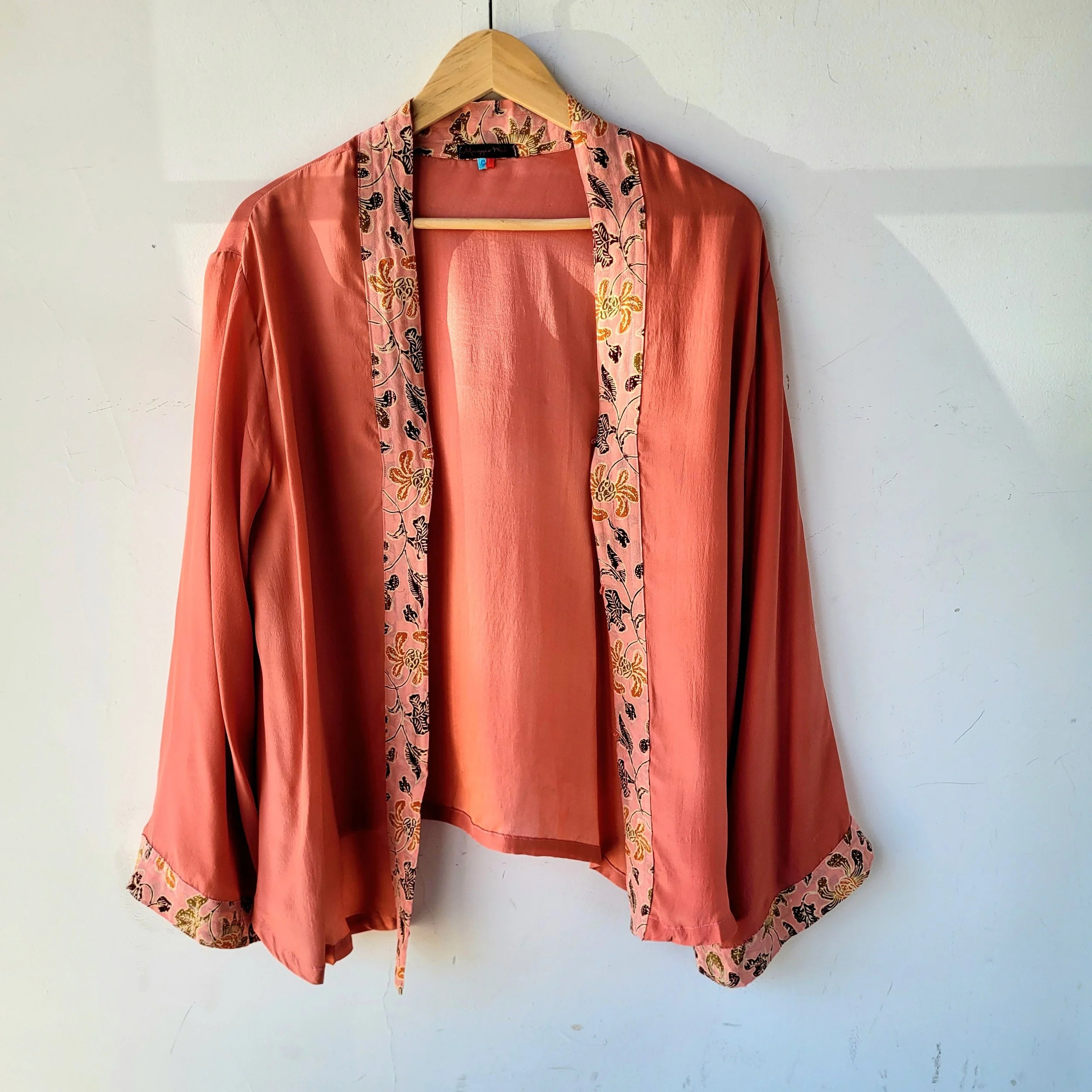 Maggie Walt Silk Top, Size L/XL