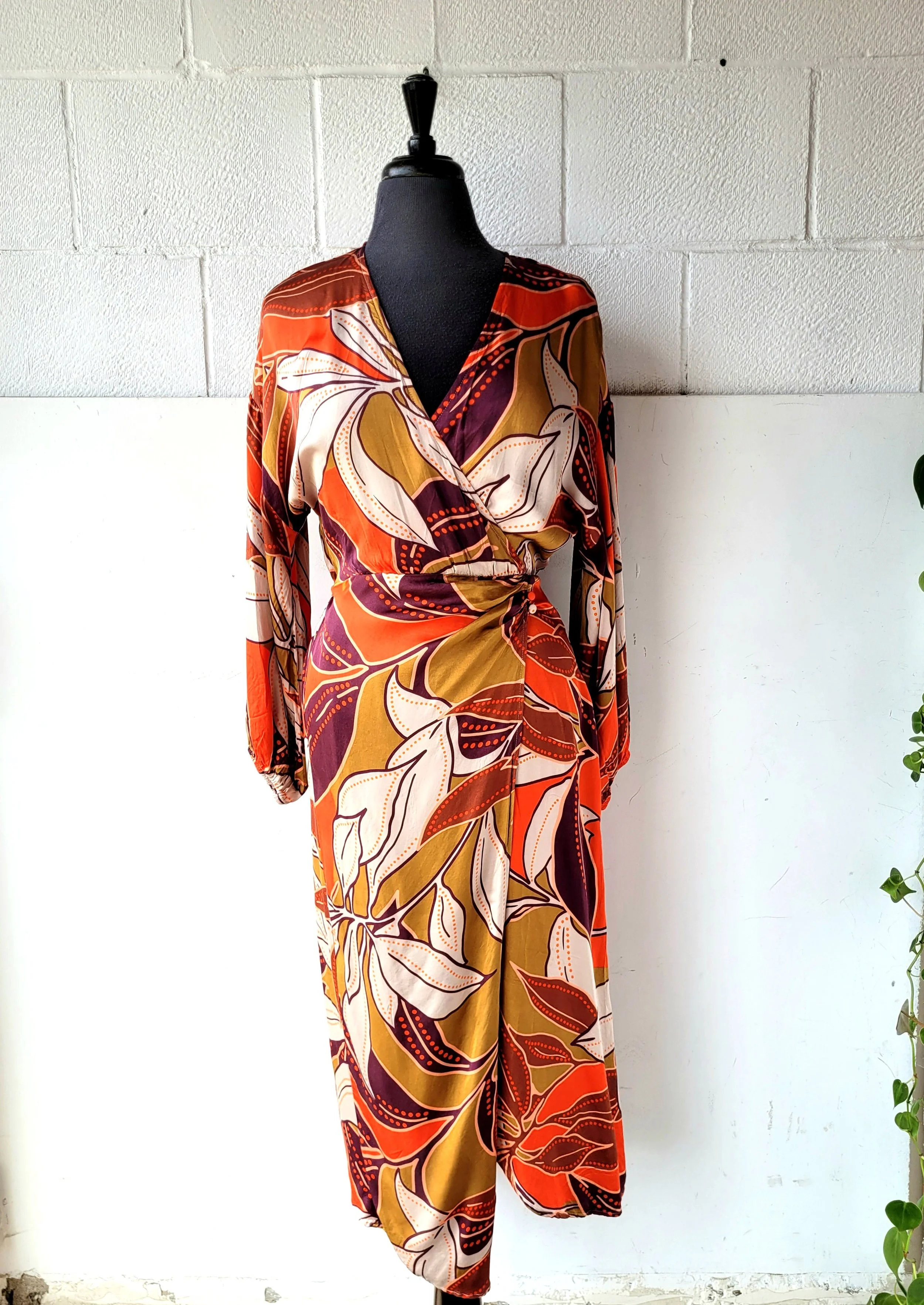 Anthropologie Wrap Dress, Size M