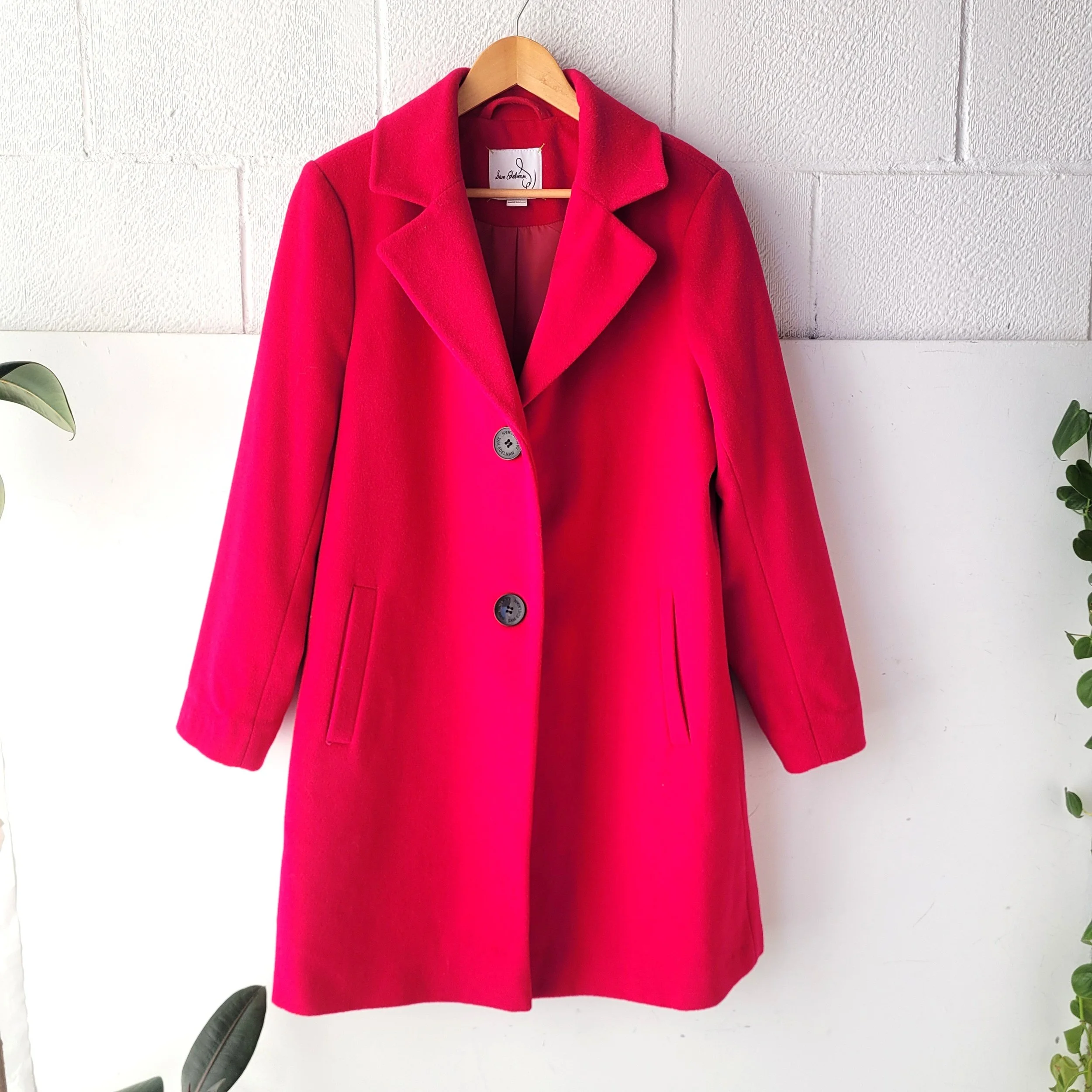Sam Edelman Fuchsia Coat, Size L