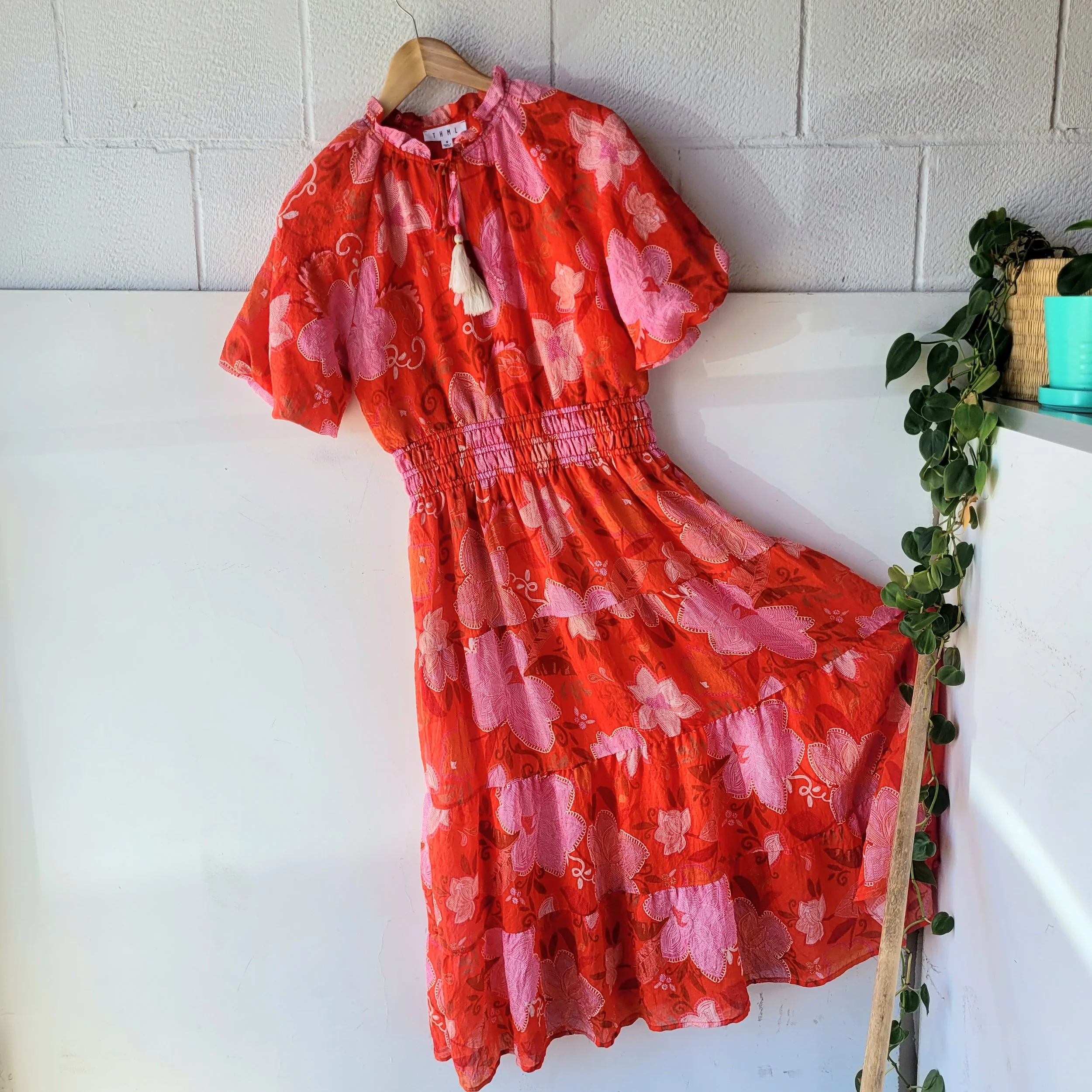 Smocked Dress, Size S