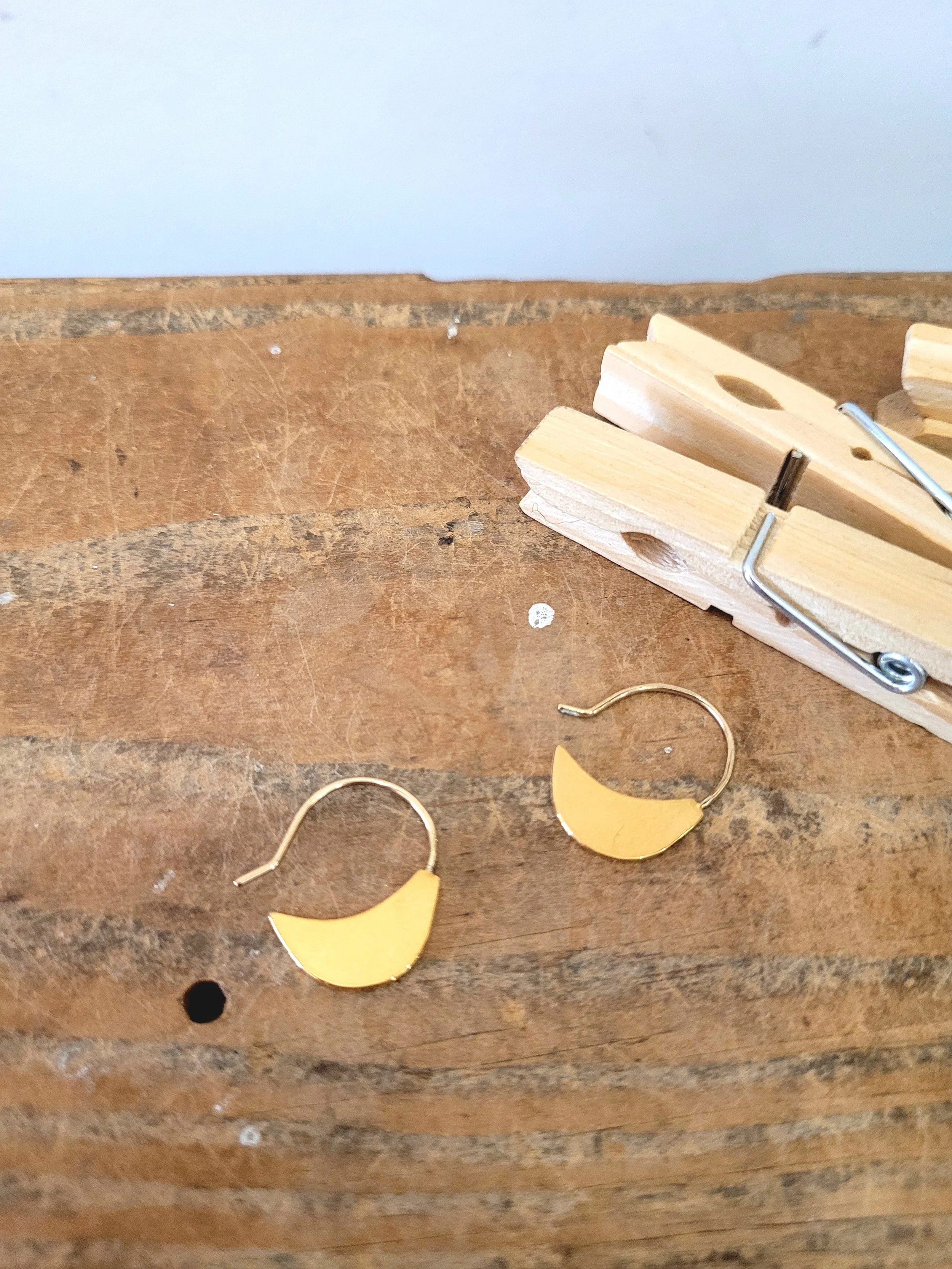 Seaworthy Half Moon Earrings