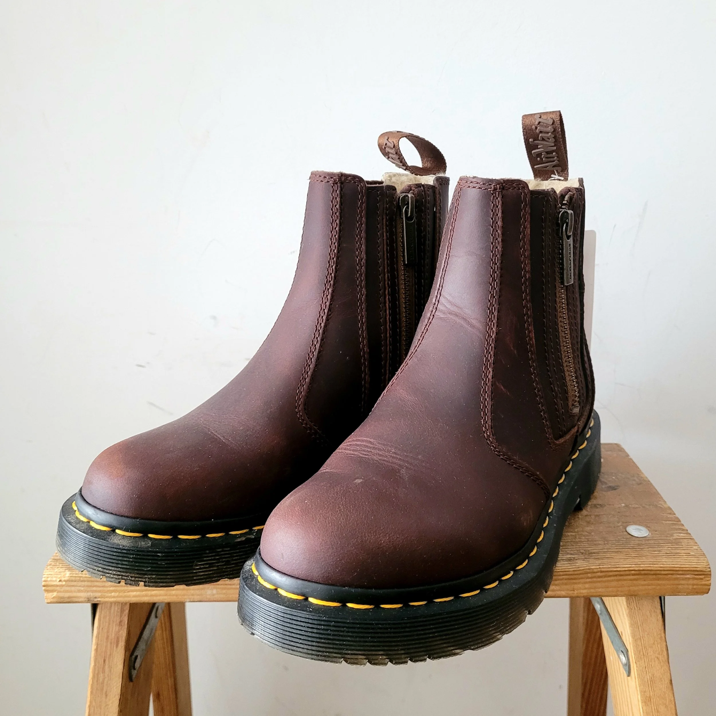 Dr. Martens Shearling Boots, Size 7