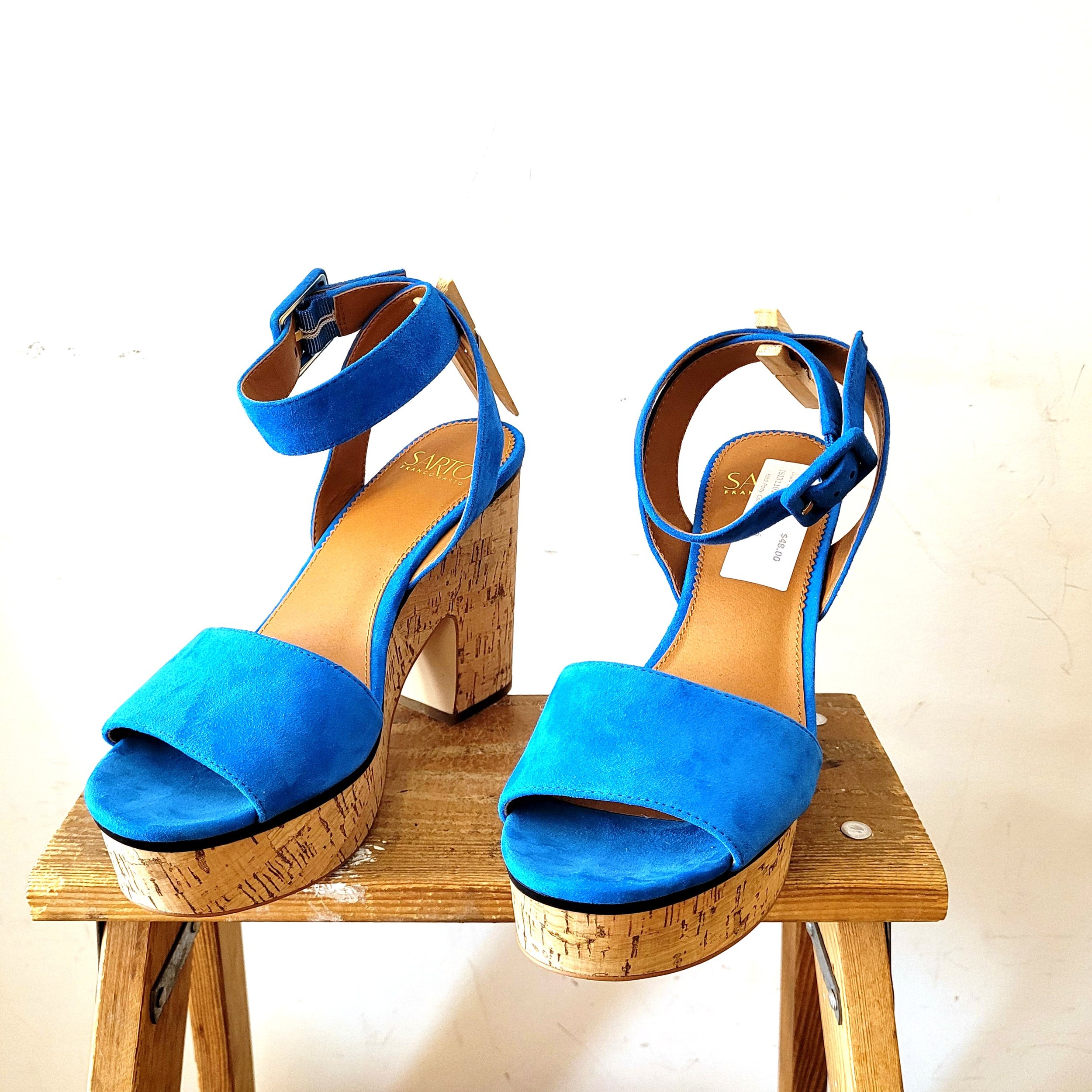 Platform Sandals, Size 7.5