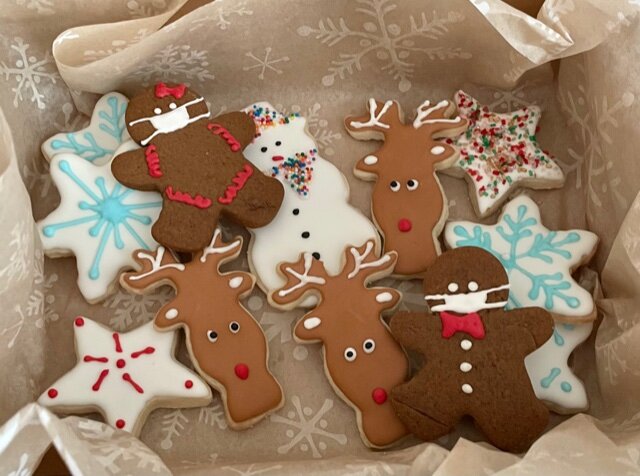 Custom Decorated Holiday Cookies