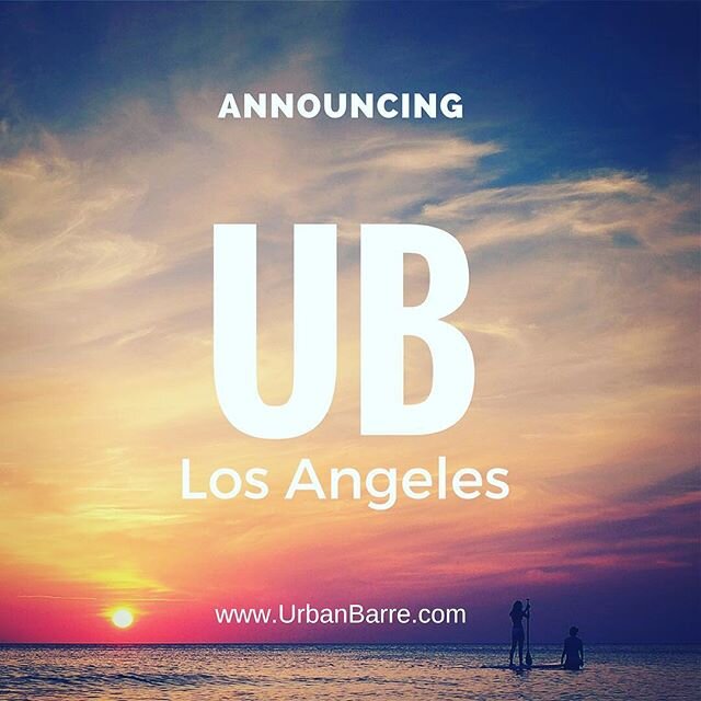 Urban Barre LOS  ANGELES!
#pub, #barresohard #personaltraining, #barrelife, #urbanbarre, #barre babes, #meetmeatthebarre,