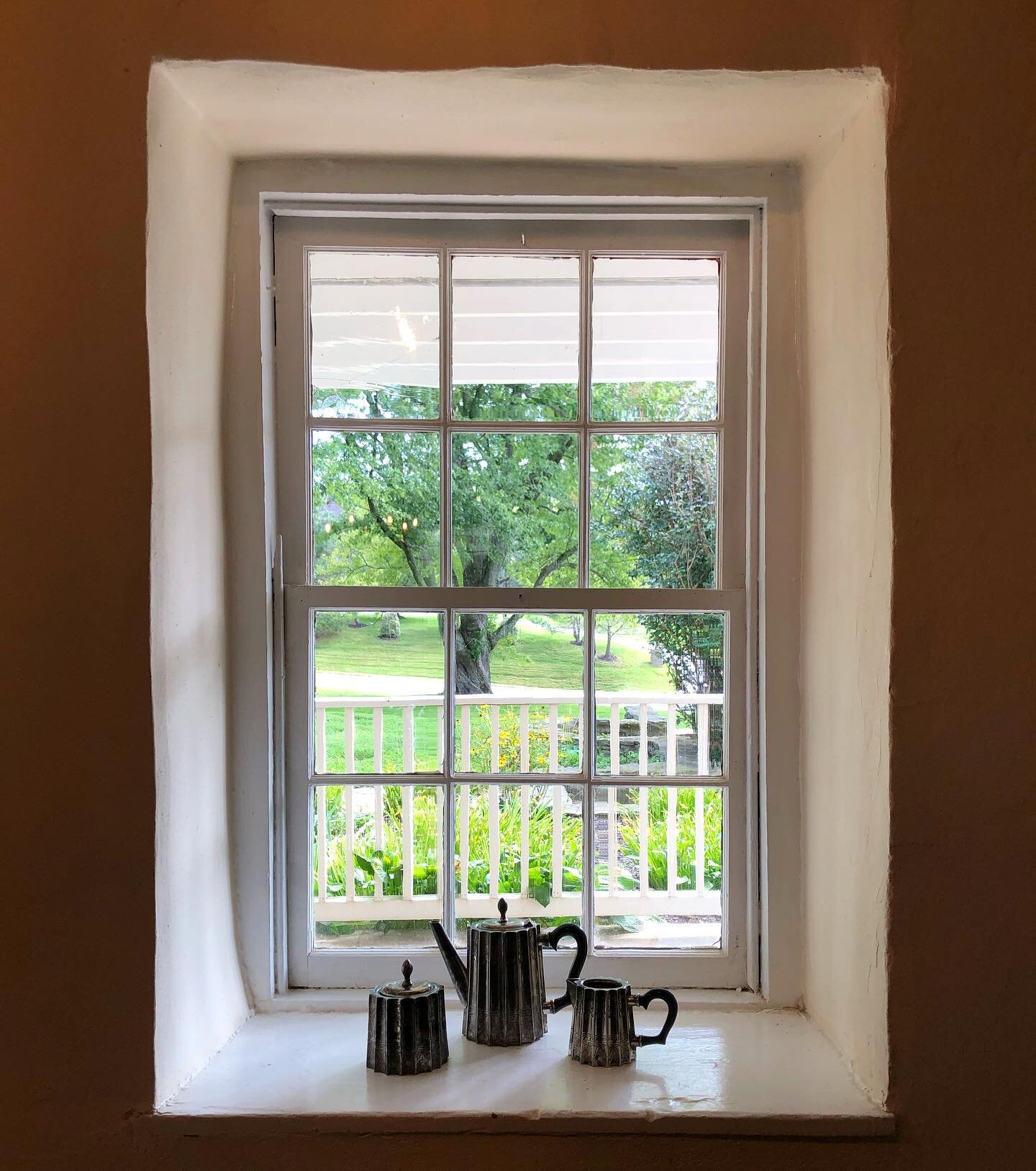 View from the kitchen at Shenstone Farmhouse. Looking to change scenery? Give me a call! #farmhouse #farmhousekitchen #antiquehome #antiquefarmhouse #realestate #forsale #loudoun #loudouncounty #leesburgva