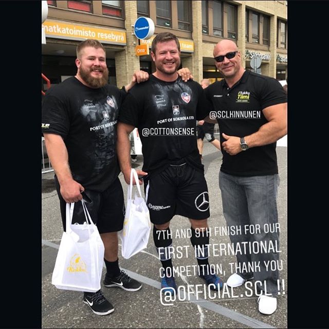 Congrats, Jon and Tyler! Amazing job!! 2018 SCL Finnish Open -
-
@cottonsense @lilmelliemel @tycott @iron_warrior_strongman 
#strongman #strongmanchampionsleague #IWG #ironwarriorgym #ironwarriorstrongman #HereComeTheCottonBrothers #cottonstrong