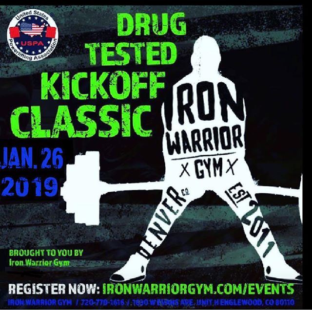 Get registered , its go time !! #Ironwarriorgym #powerlifting #USPA #Drugtestedlifters #gotime