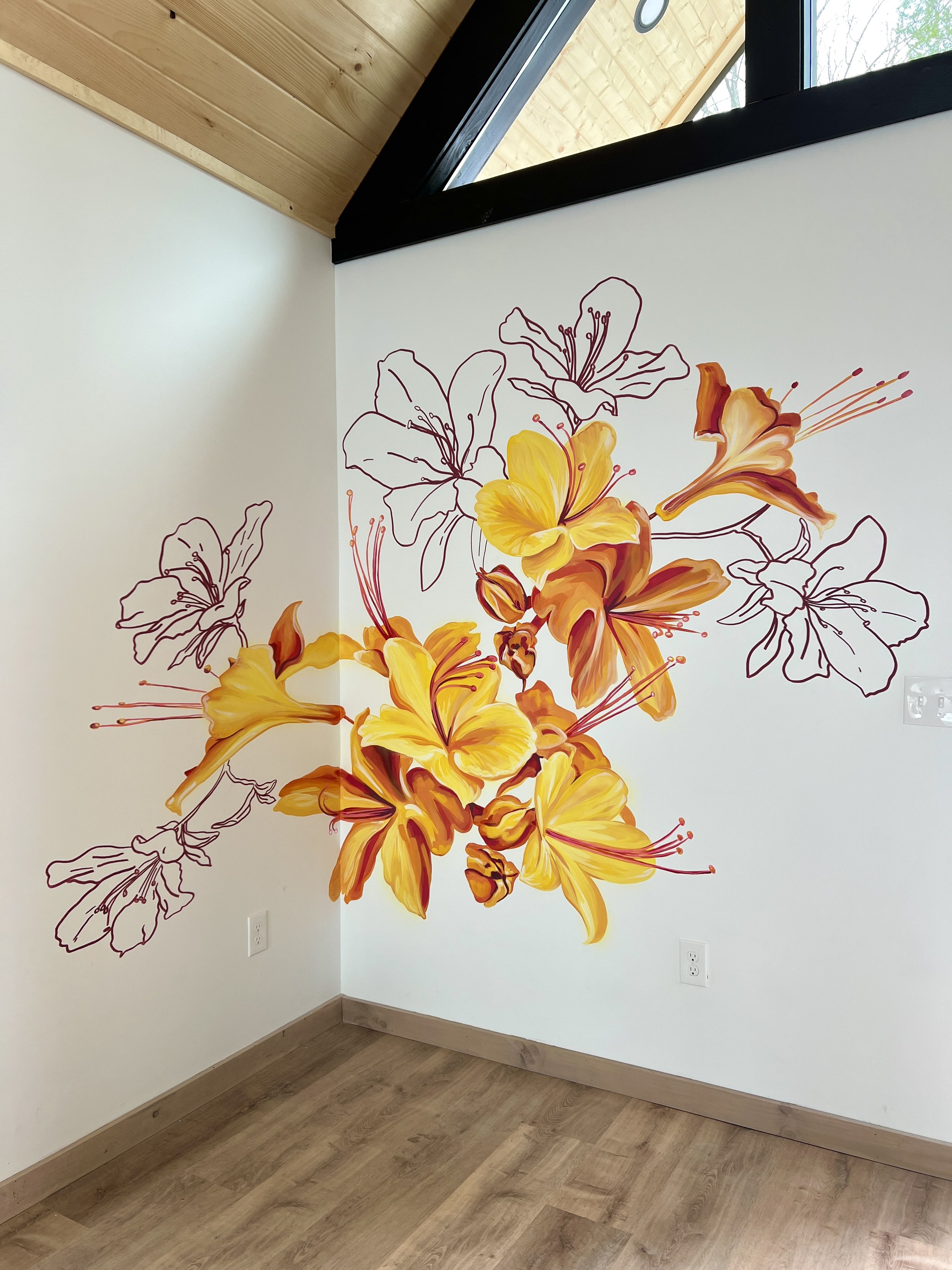 Azalea Flame Mural