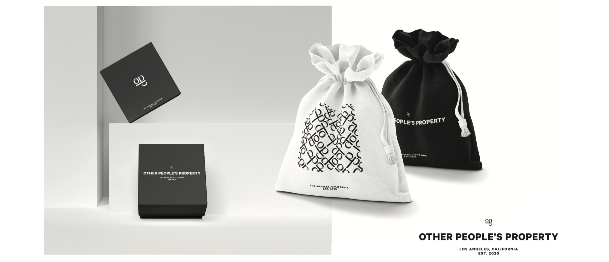 Small jewelry boxes and sacks were designed.