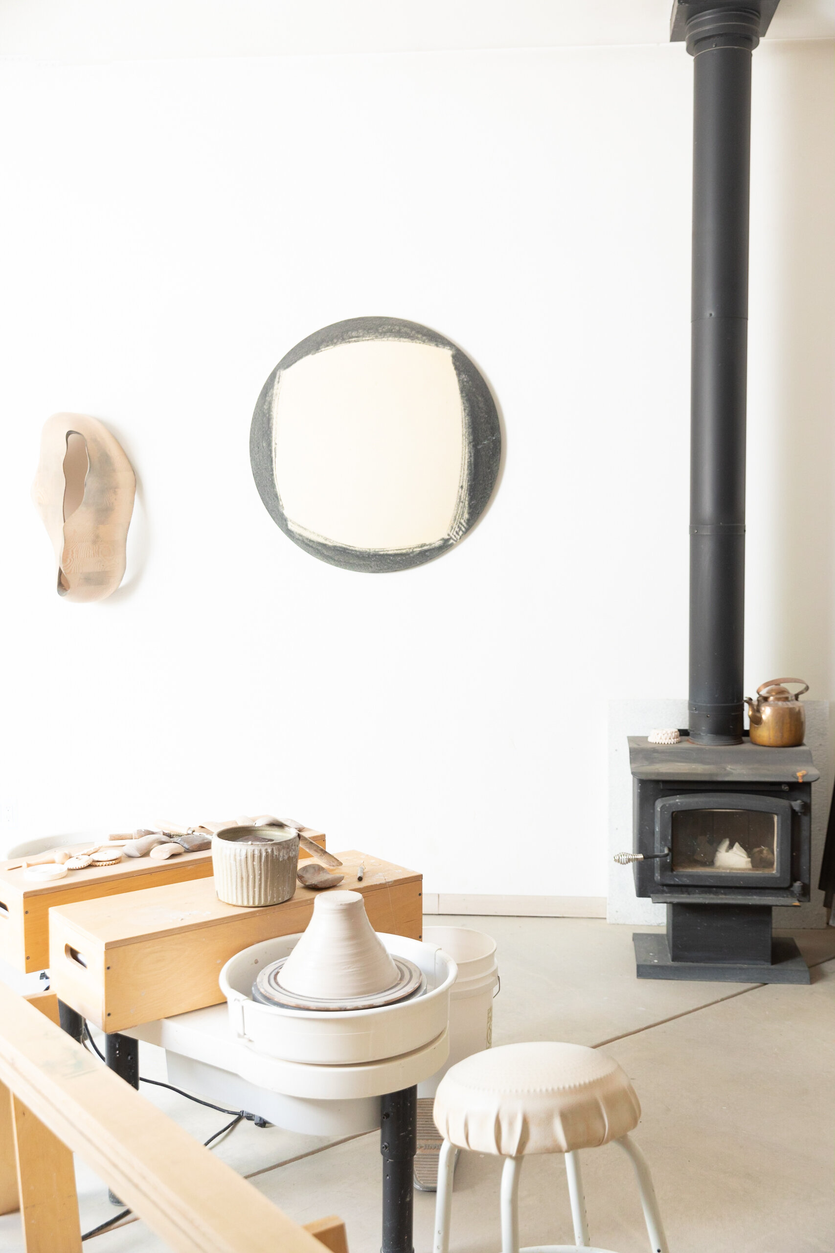 Jimena Peck Lifestyle Editorial Photography Denver Japanese Pottery Fireplace