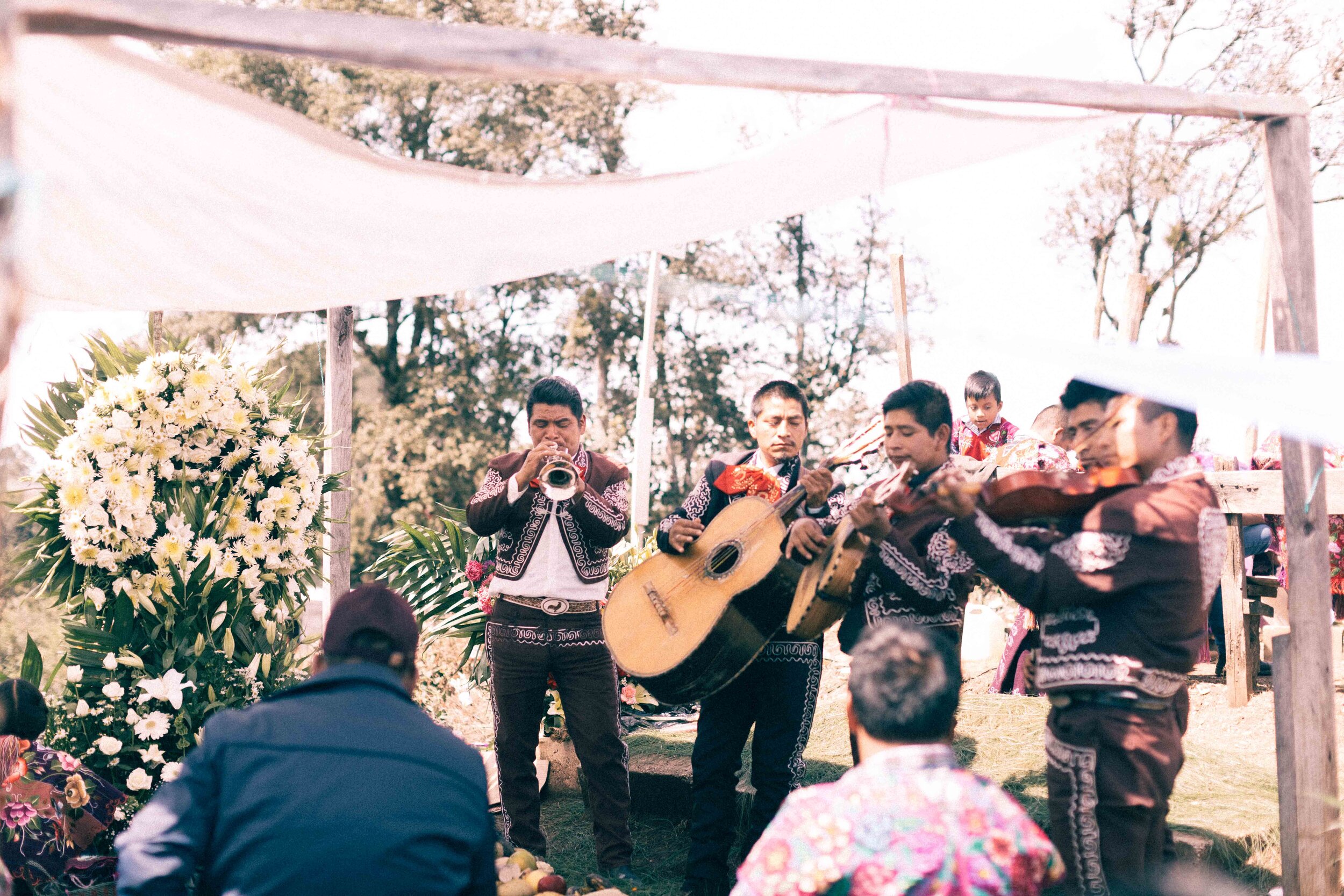 Jimena Peck Denver Editorial Documentary Photographer - Mexico Dia Muertos Band Playing
