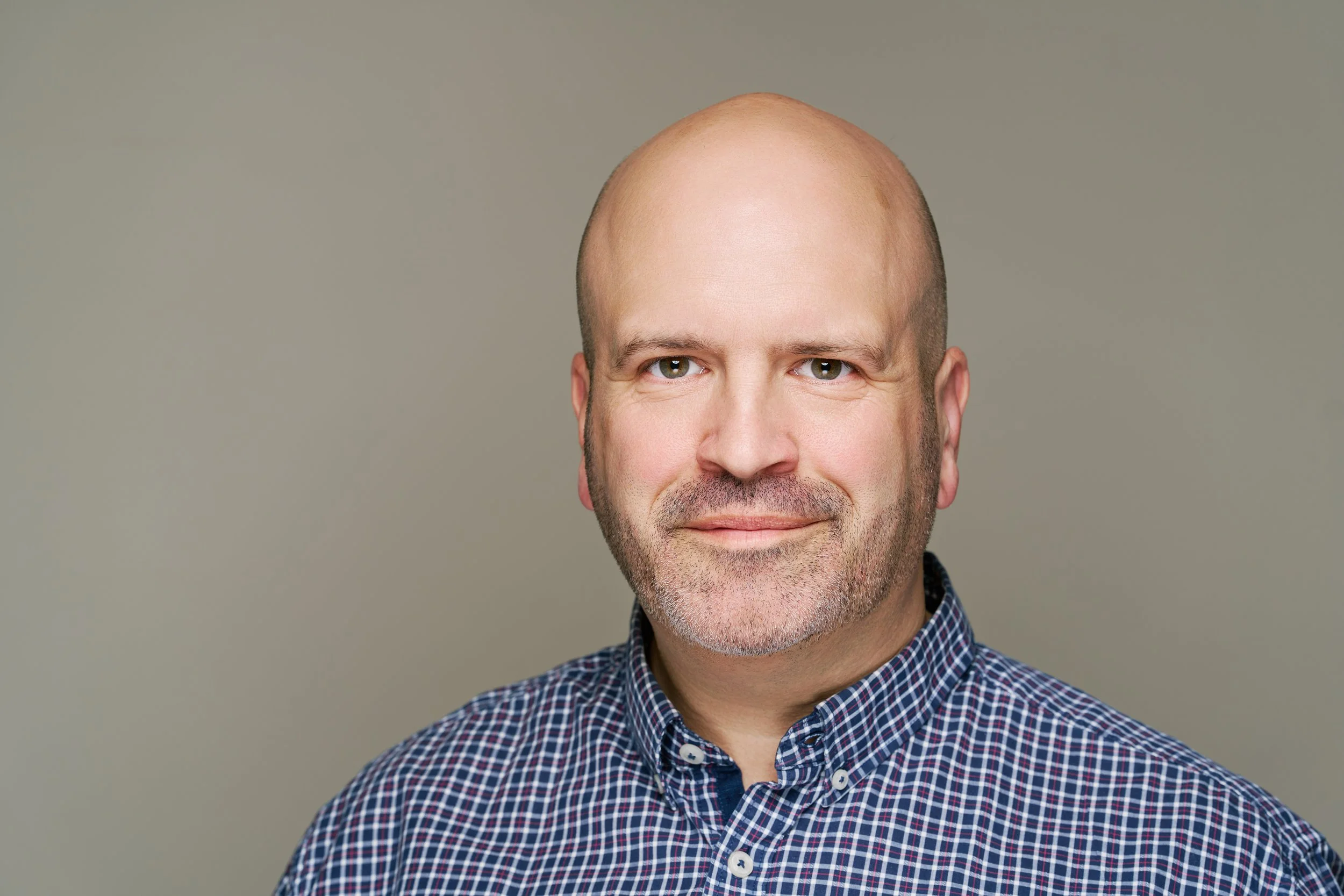 Natural business headshot of team member for HVAC company website