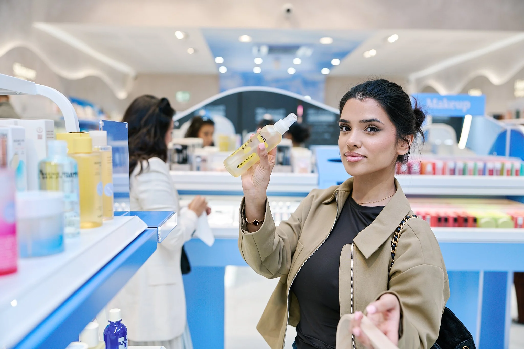 Content creators filming Instagram Reels and TikTok videos inside Pureseoul Leicester