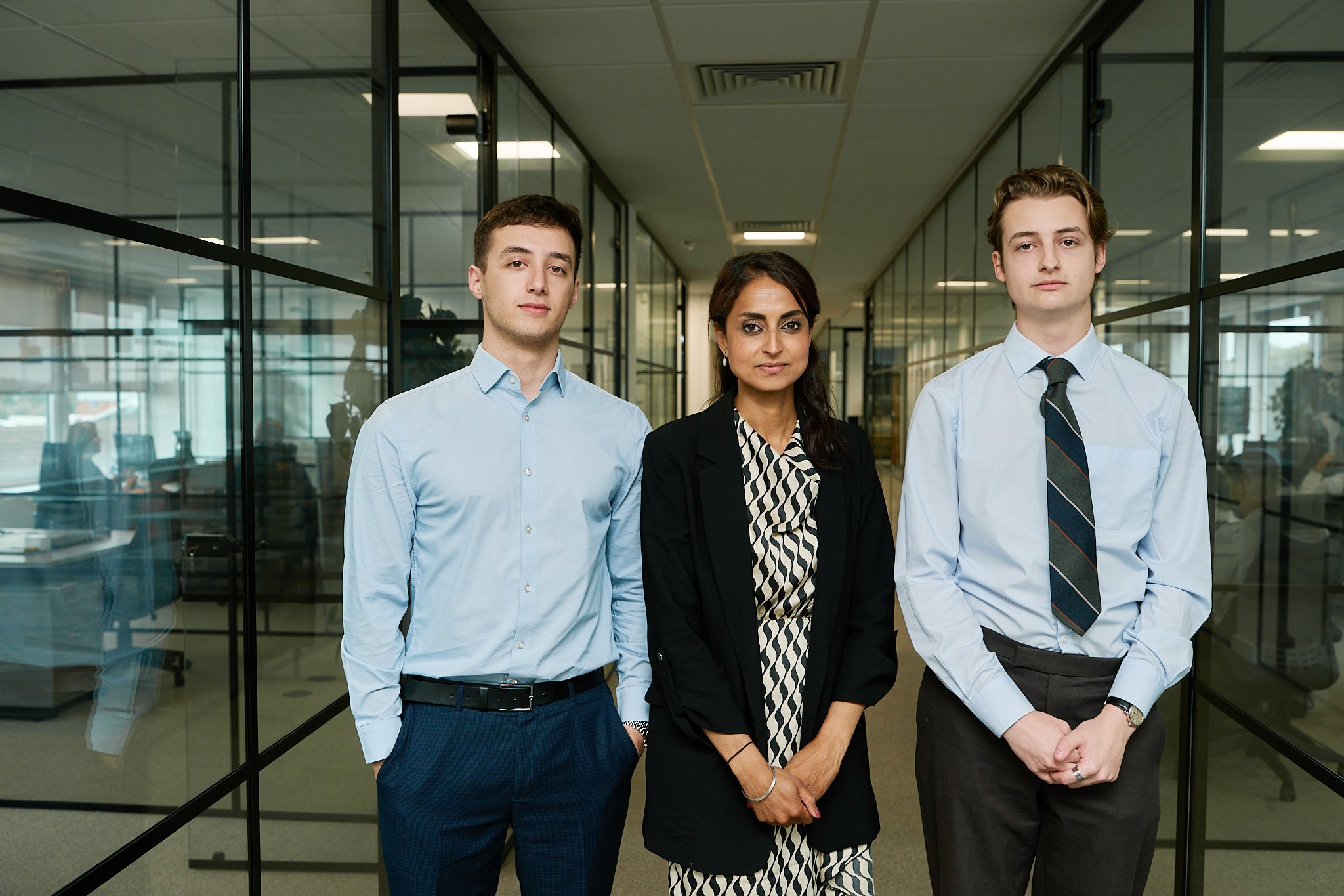 Corporate branding photography inside Acute Business Advisory.