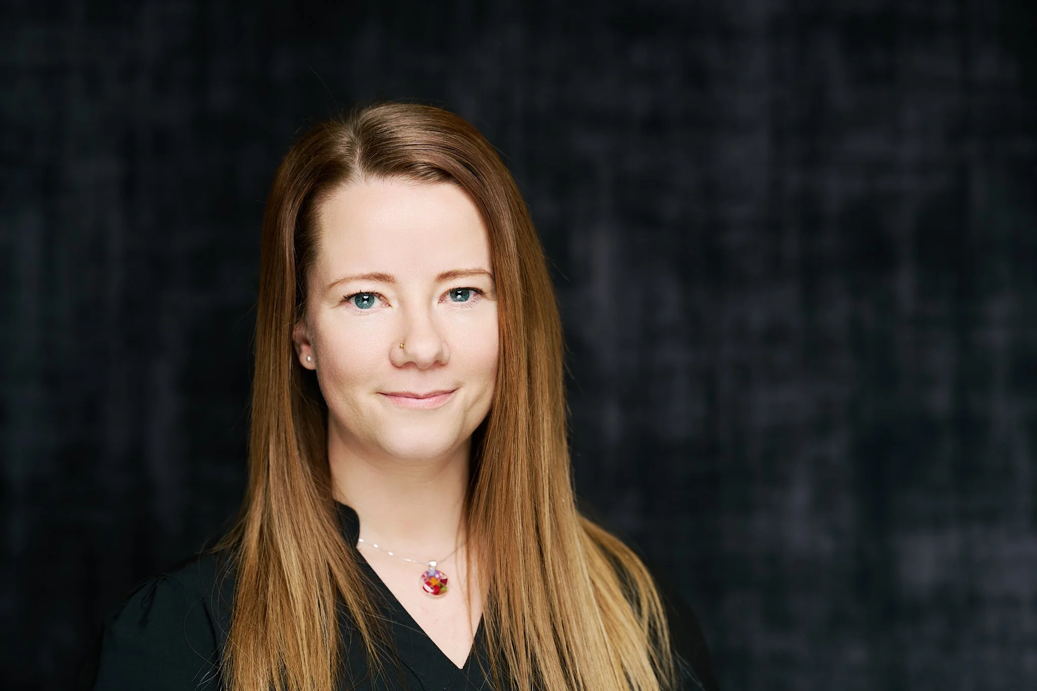 Professional lawyer headshot photographed during corporate headshot day in Leicester