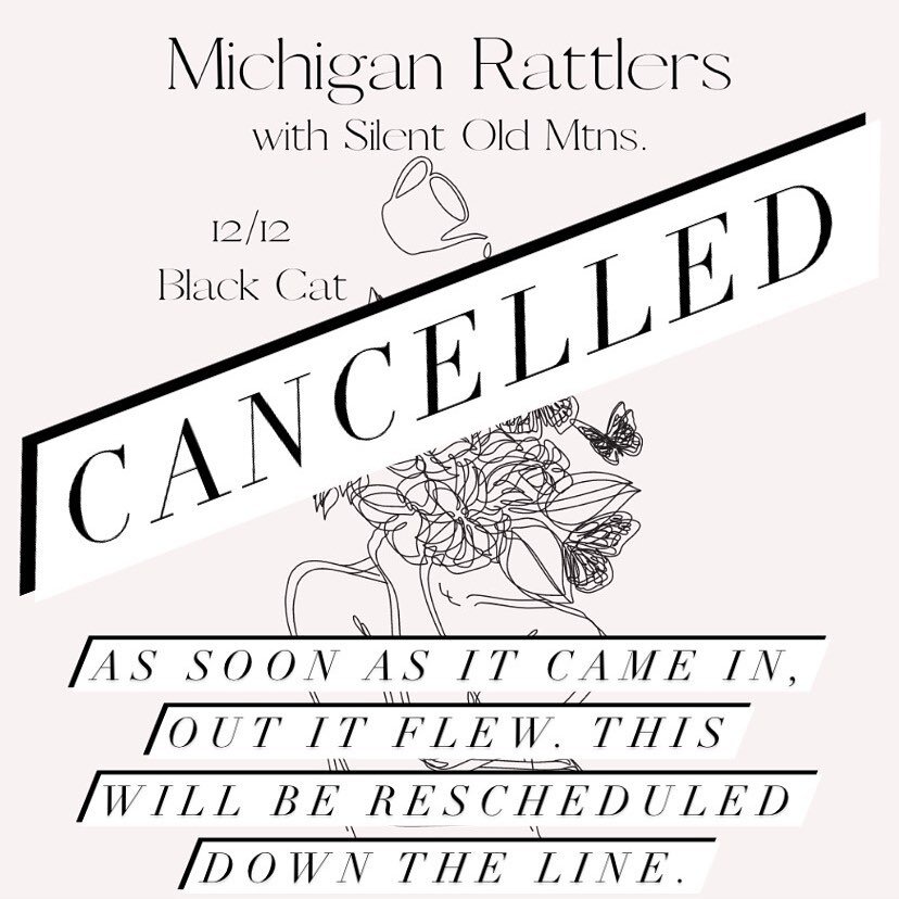 Just got word this show is no longer happening, but will be rescheduled sometime in the not so distant future🤞🏻. Send good thoughts to those artists out there touring and trying to navigate the pandemic while doing what sustains them. It&rsquo;s go