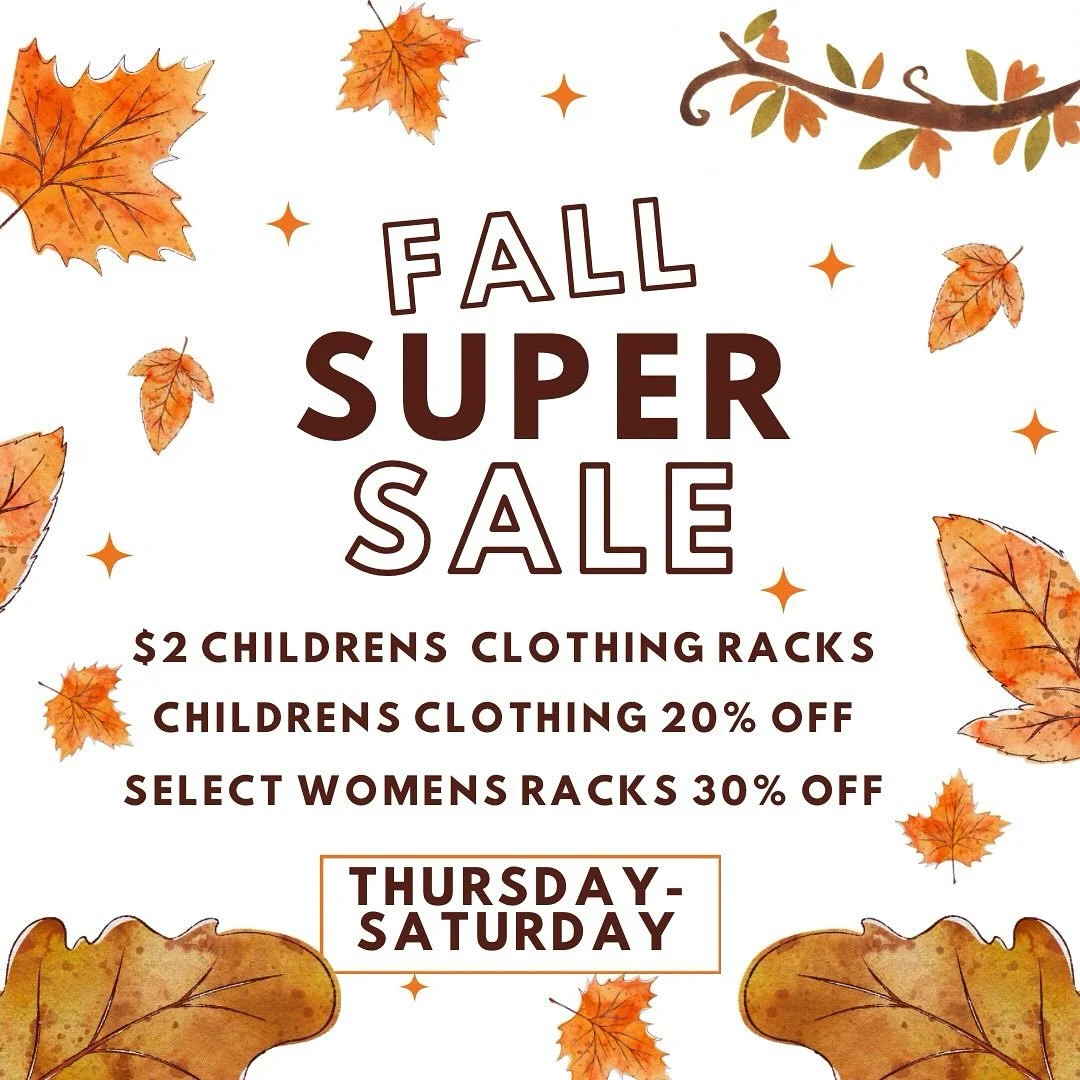 We hope to see you!! π we have been busy putting out all the cozy fall things!!!