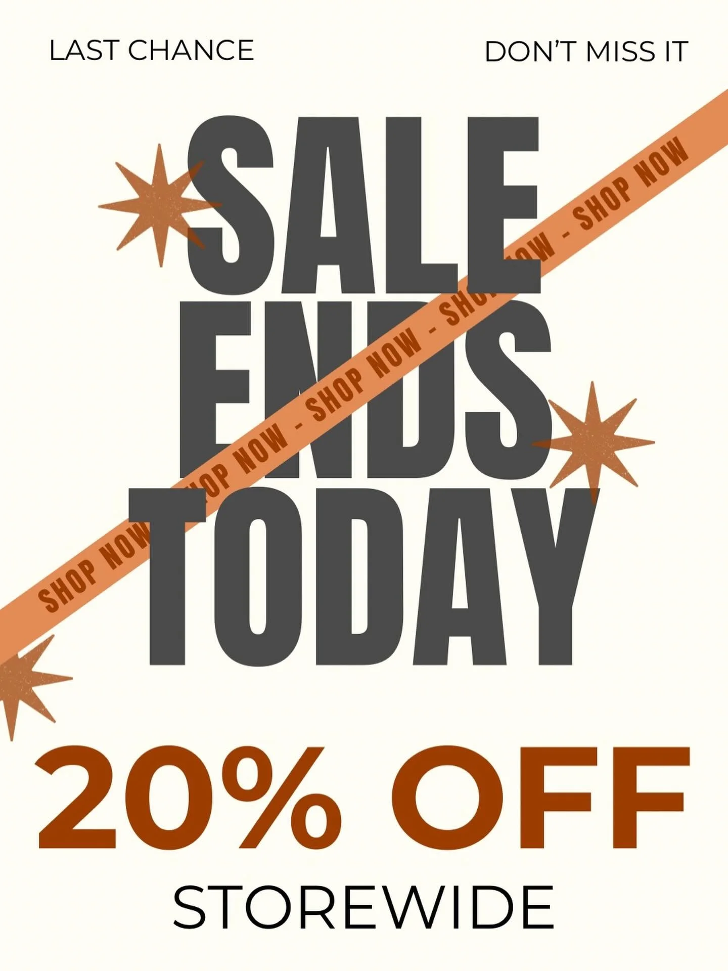 ✨Last Chance for 2025!✨

We are OPEN 10am-3pm today!! 

20% OFF STOREWIDE!