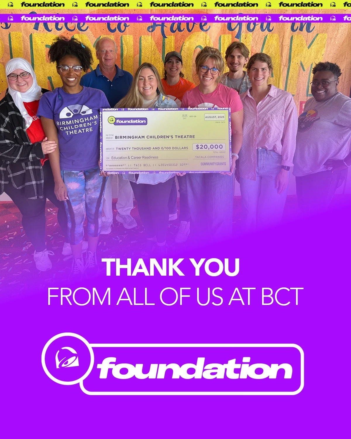 We&rsquo;re proud to accept a Community Grant from the @TacoBell Foundation to ensure the next generation has the tools needed to succeed in higher education and beyond. 

Every time you Round Up your total at a @TacoBell Restaurant, funds go to supp