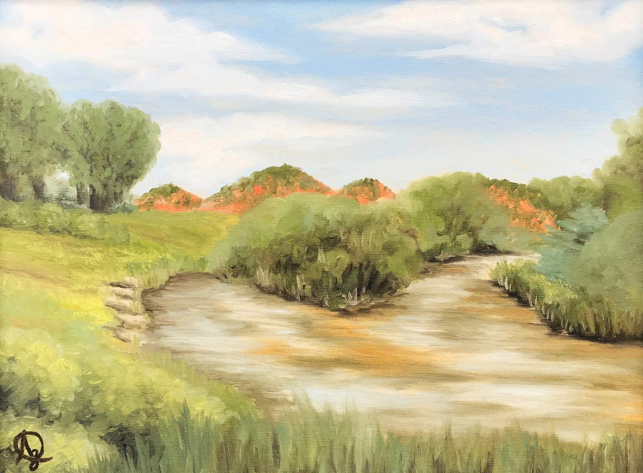 Tensleep Creek | 9x12 Plein air | SOLD