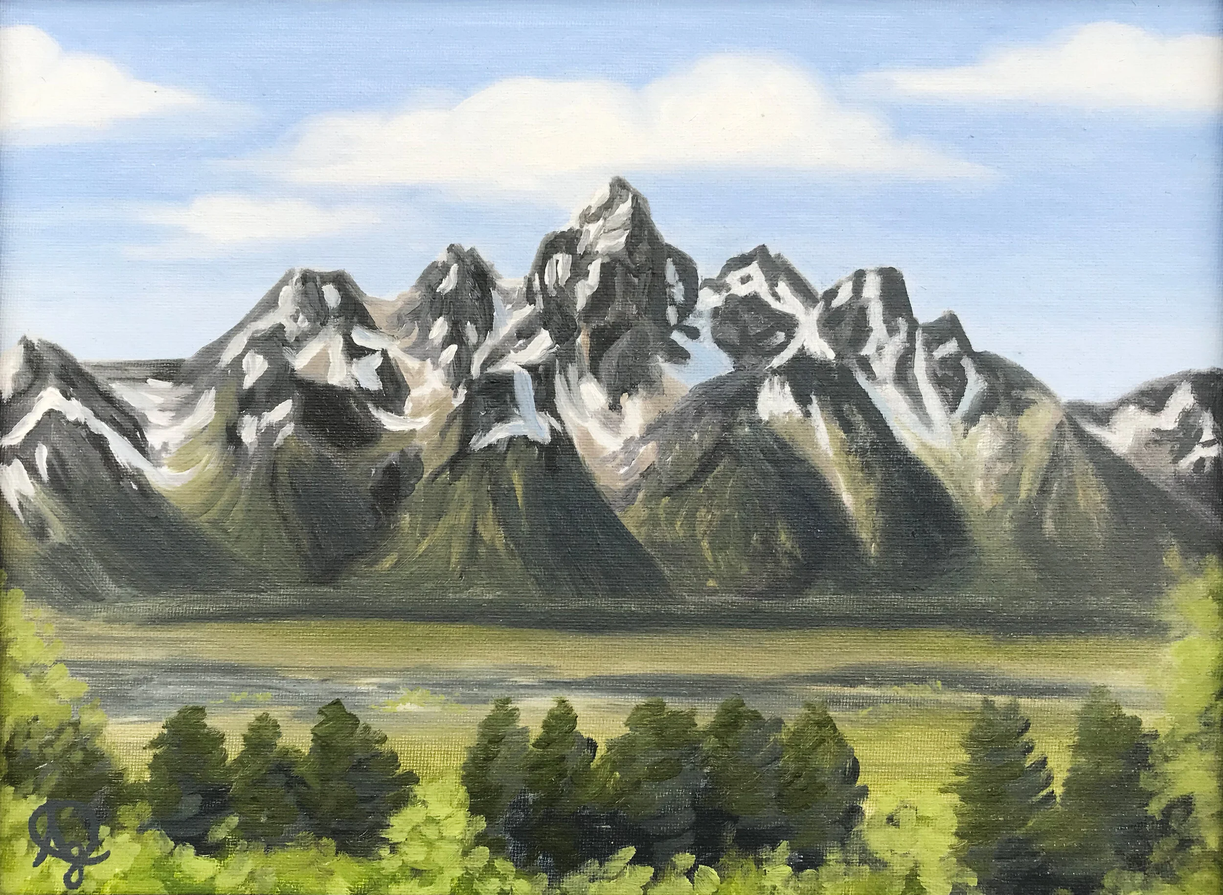 Teton Afternoon | 9x12 | SOLD
