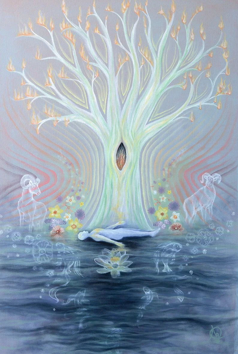 Pisces Into Aries | 24x36 | SOLD