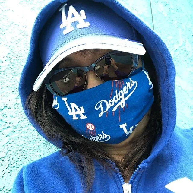 Pa&rsquo;l mercado en tiempos de cuarentena, estilo LA. ARRIBA LOS DODGERS!