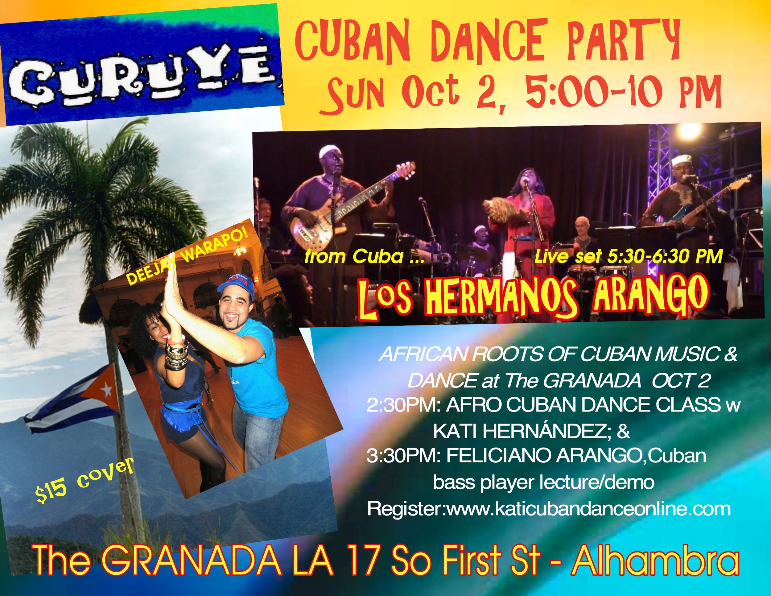 CURUYE LIVE CUBAN SALSA TIMBA DANCE PARTY!