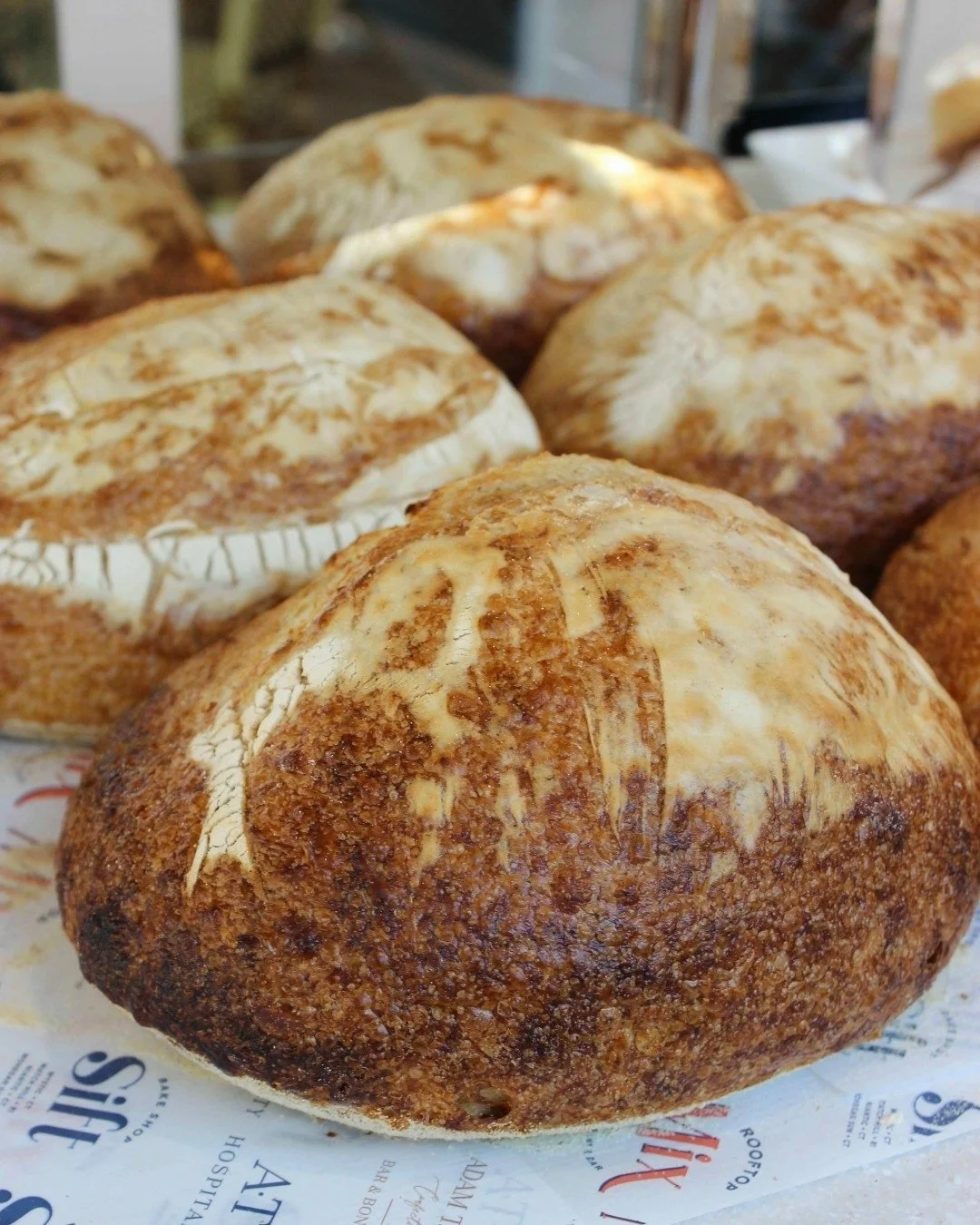 Don't miss out on our amazing bread selection! From sourdough to baguettes and garlic &amp; herb focaccia.

Breads are always available for pre-order on our holiday menus. Add to your Christmas pre-order by clicking the link in our bio❤️

*
*
*
*
*
#