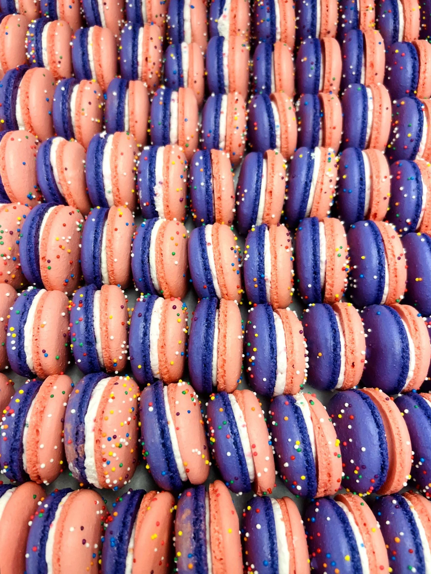 Living the best macaron life! Stella's Funfetti Macarons are always a fun treat💜

*
*
*
*
*
#atyhospitality #siftbakeshop #mysticct #ct #bakery