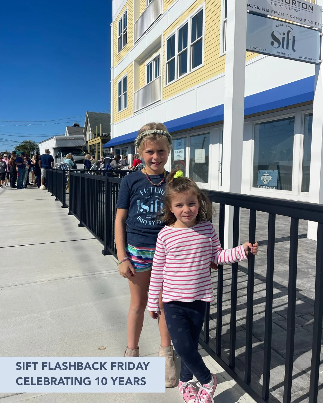 Flashback Friday!

Sift Niantic opened in 2022. We love this community and are always grateful for the kindness they show us!💙

*
*
*
*
*
#atyhospitality #siftbakeshop #mysticct #ct #bakery