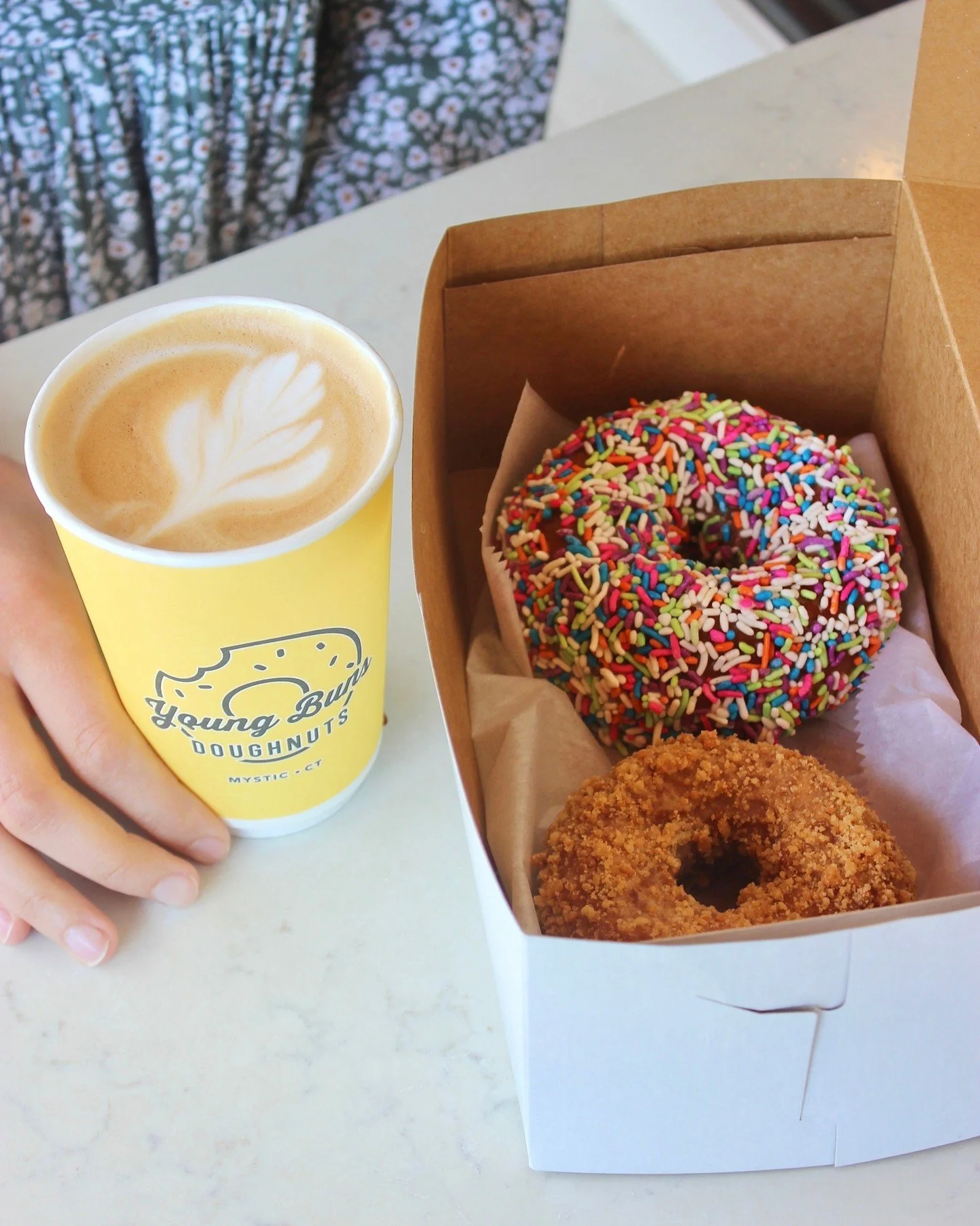 Have you gotten your @young_buns_doughnuts fix yet? Our YBD Pop-Up will be open all summer, Thursday through Monday from 8 a.m. to 1 p.m. or sell out🍩

We're serving our signature doughnuts along with a full barista menu

*
*
*
*
*
#doughnuts #young