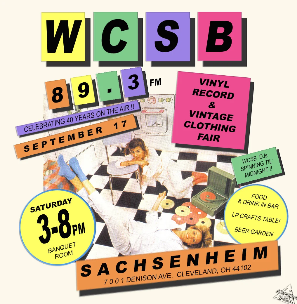 WCSB 40th Anniversary Record Fair