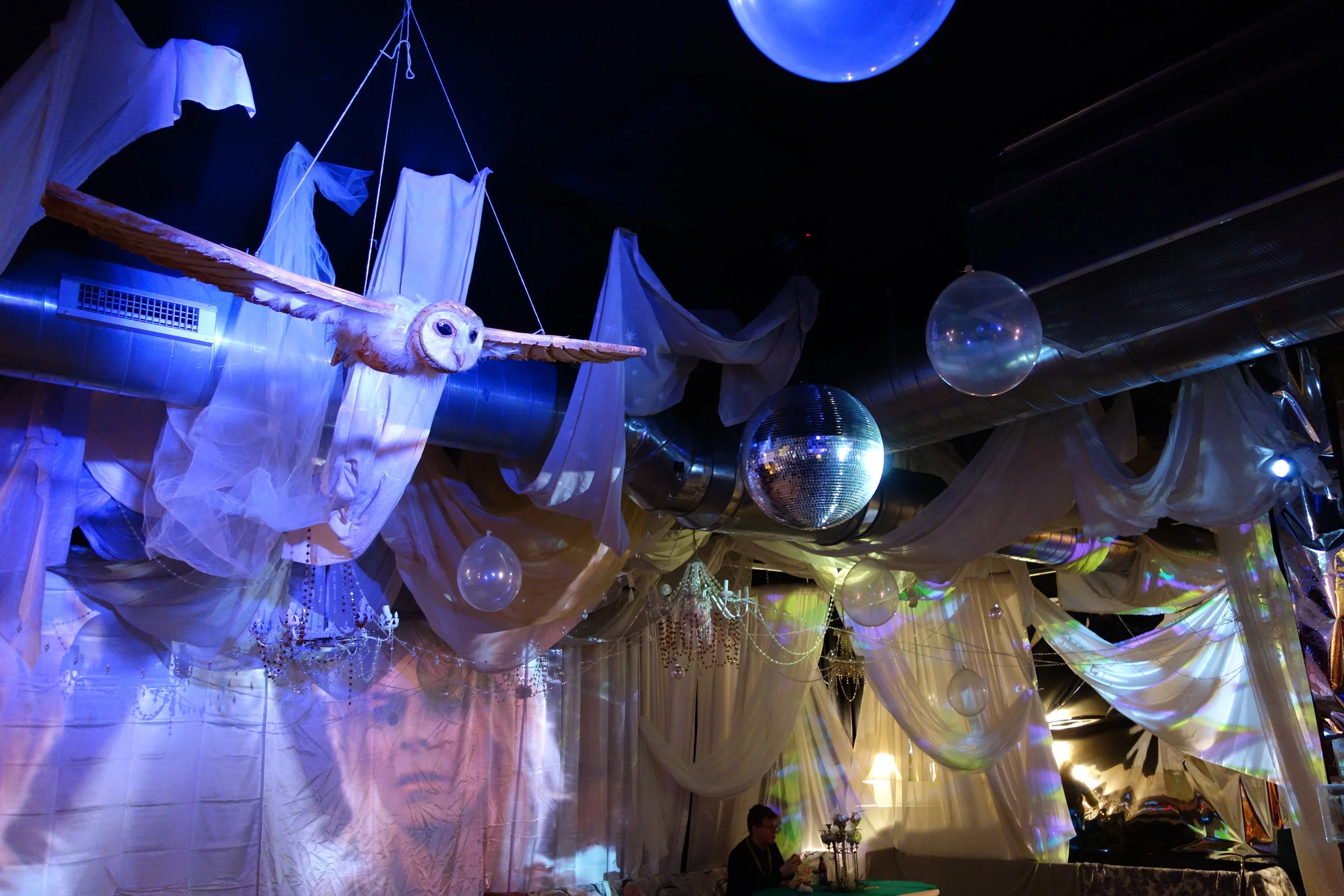 Jareth's Crystal Ball Owl & projections