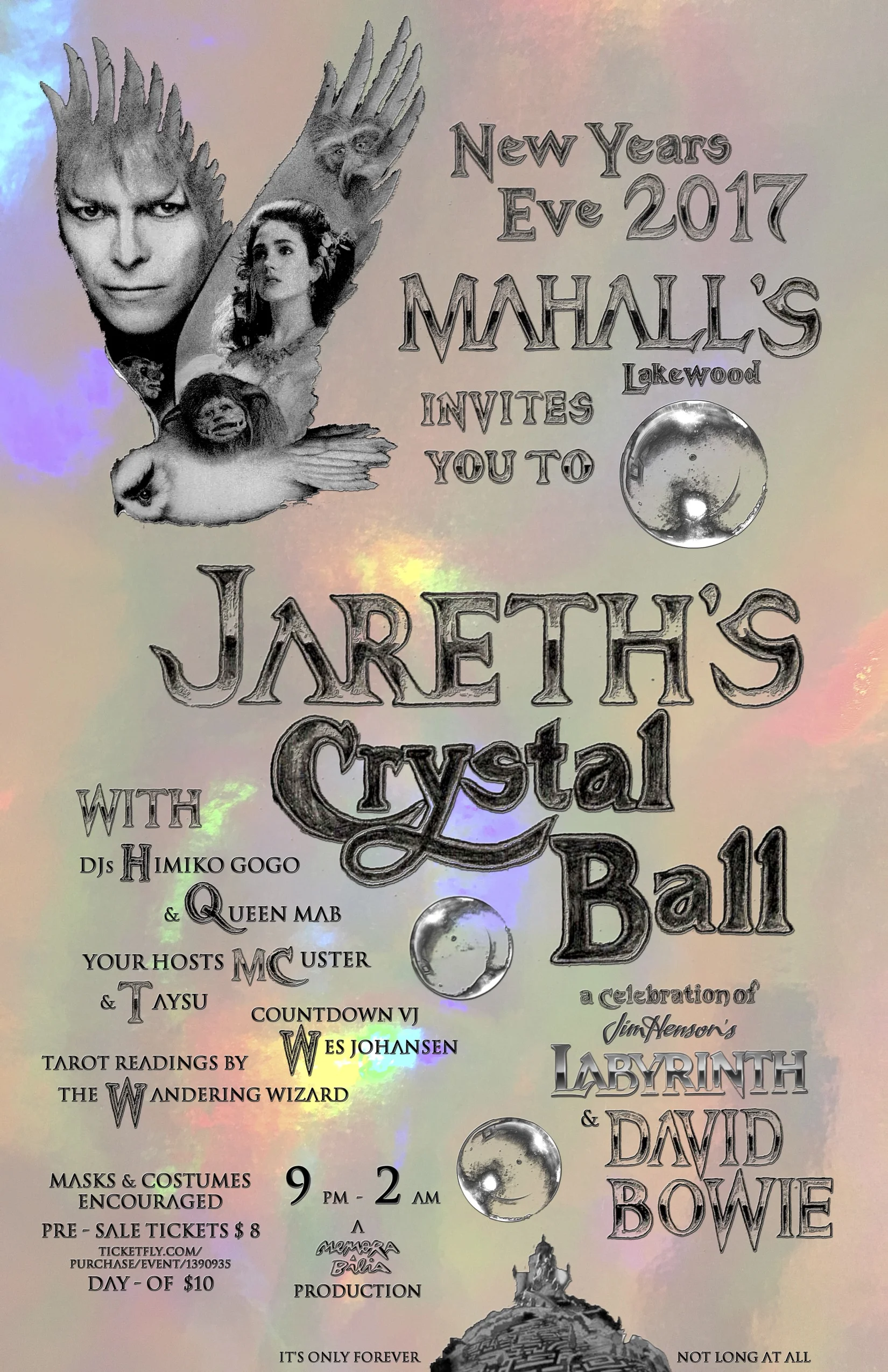 Jareth's Crystal Ball NYE 2017