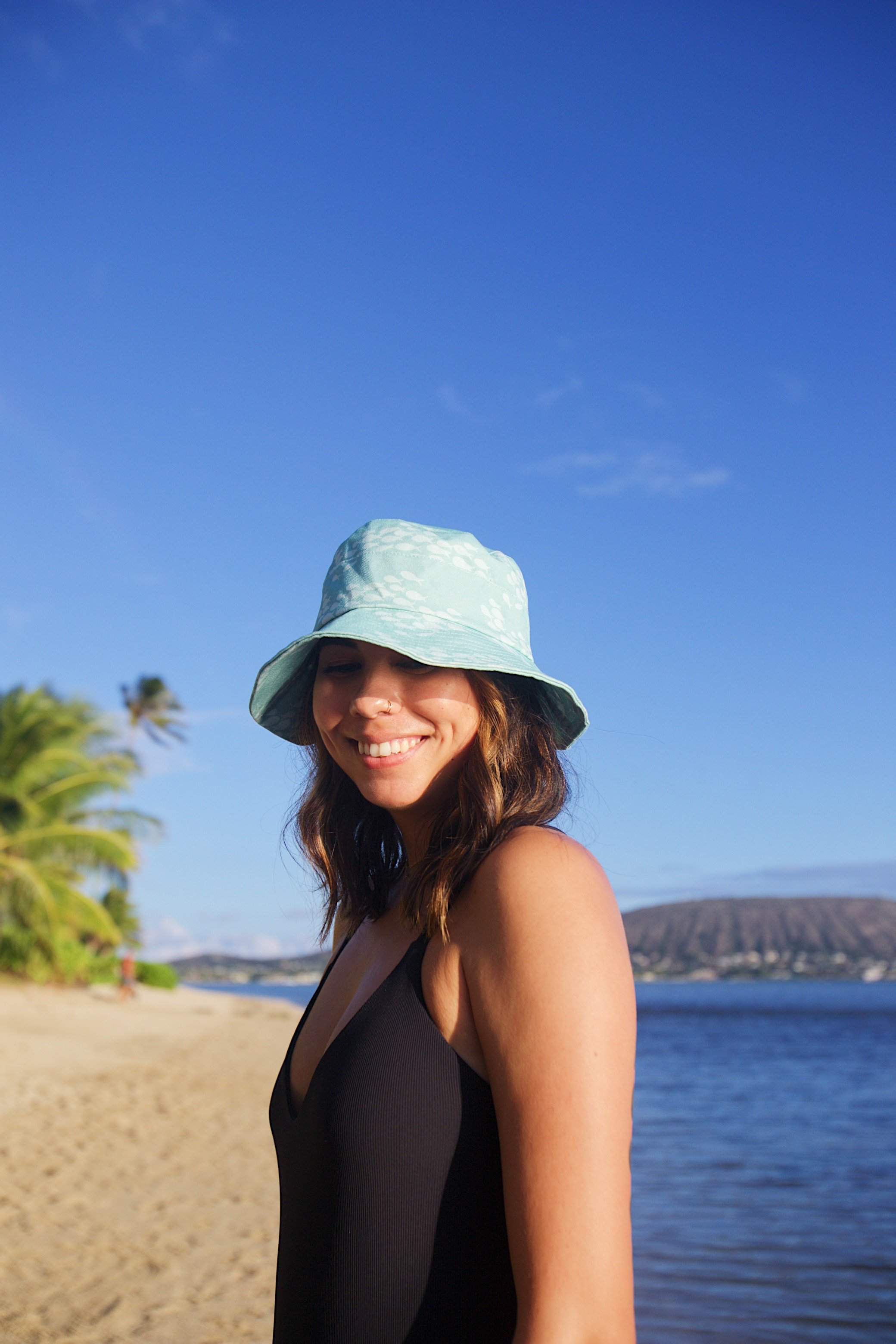 Zippy's x FE - Canvas Bucket Hat - Aqua 