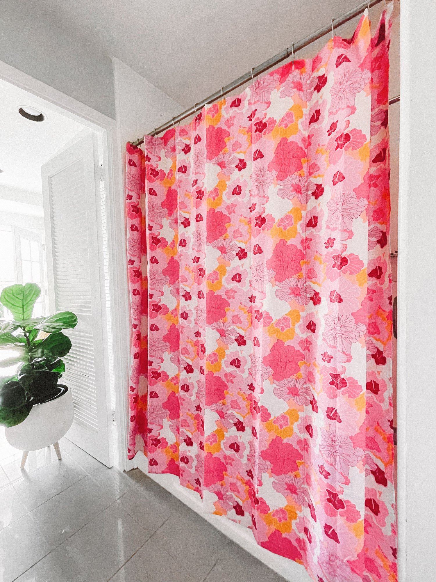 Pink Shower Curtains