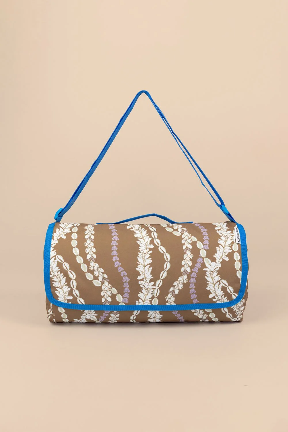 Beach Mat - Cocoa/Royal Ginger Lei