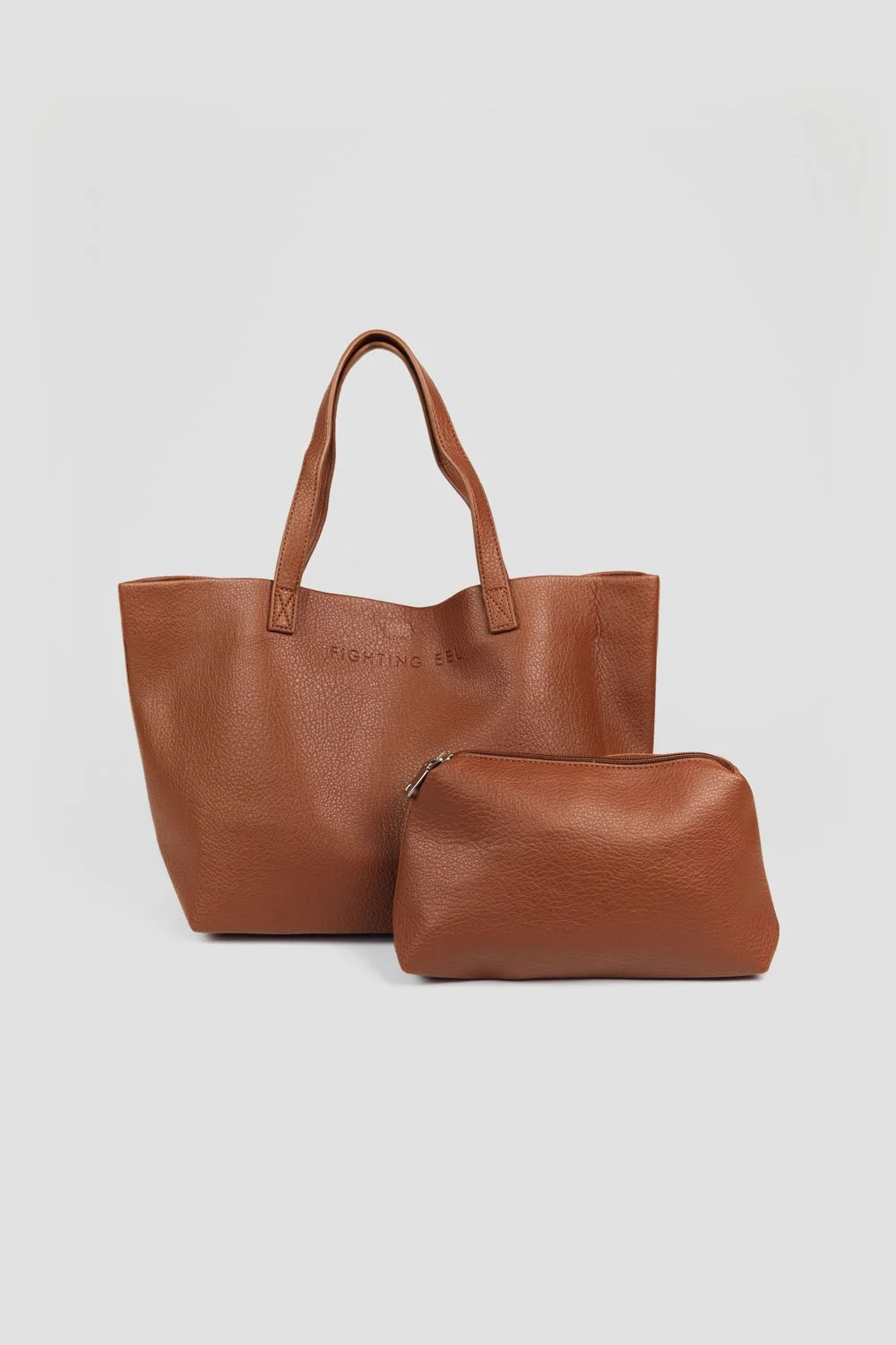 Vegan Leather Tote - Miso