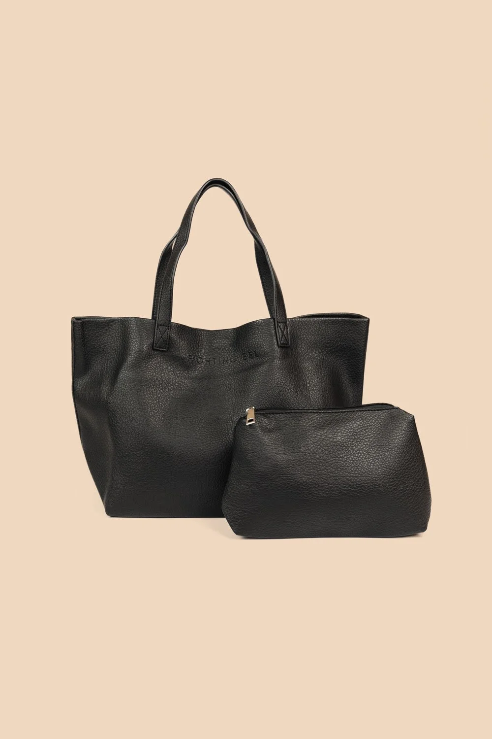 Vegan Leather Tote - Nori