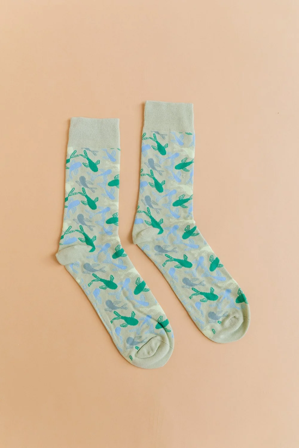 Standard Crew Sock Arctic Fish Wave — FIGHTING EEL