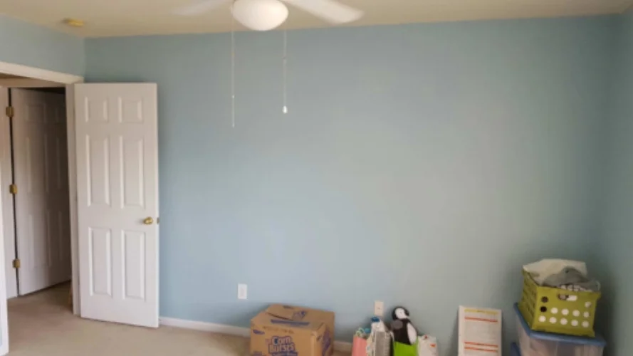 Baby Uno's room before.
