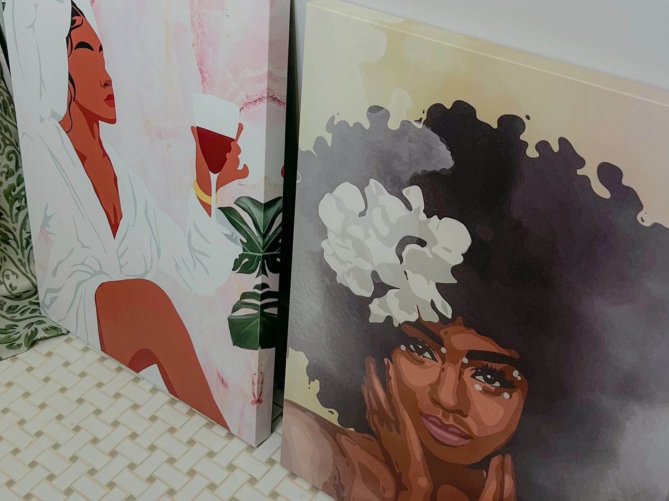 Creating a Black Girl Magic Bathroom with IMC Markets — Blessed Little