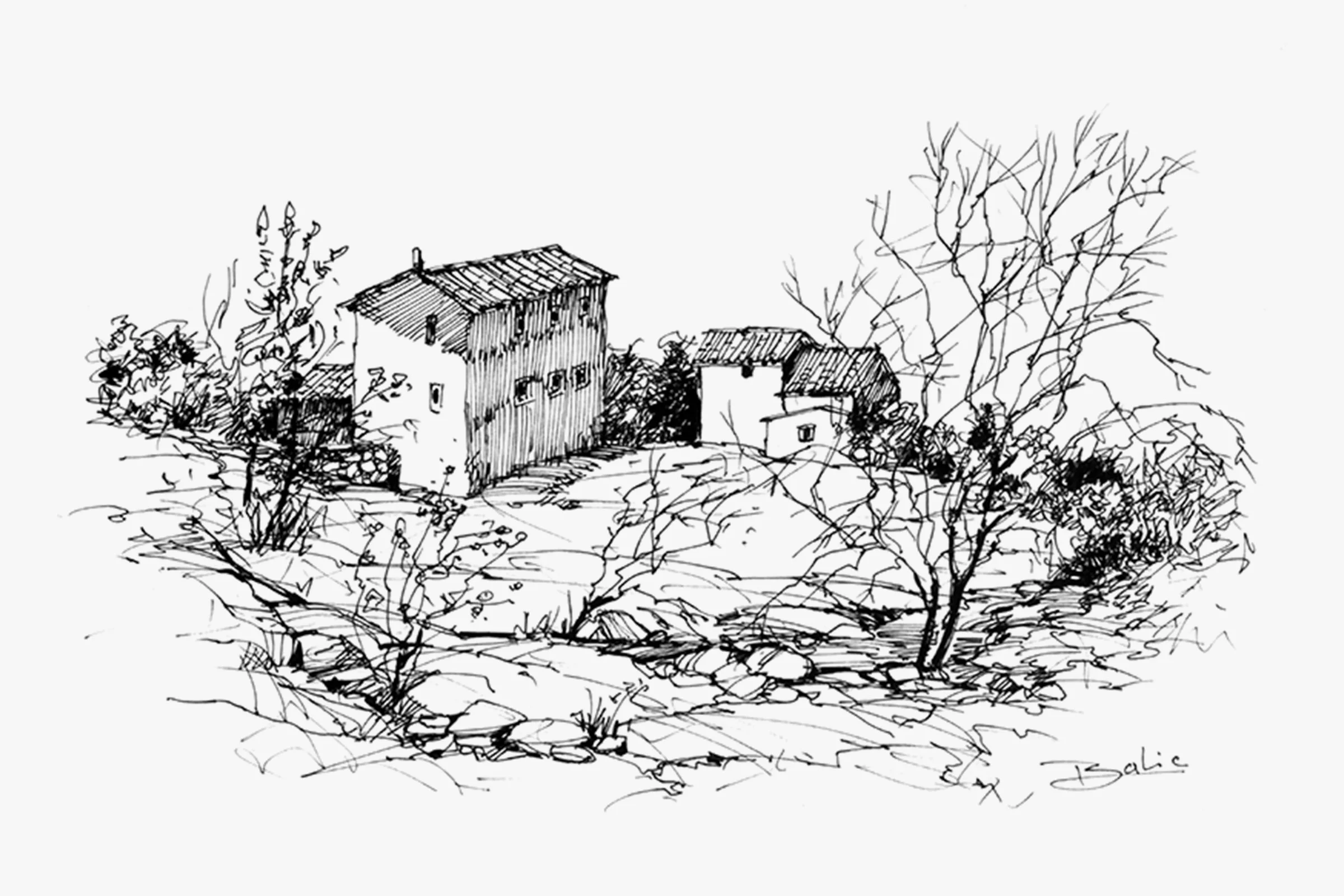 Winter Farmhouse